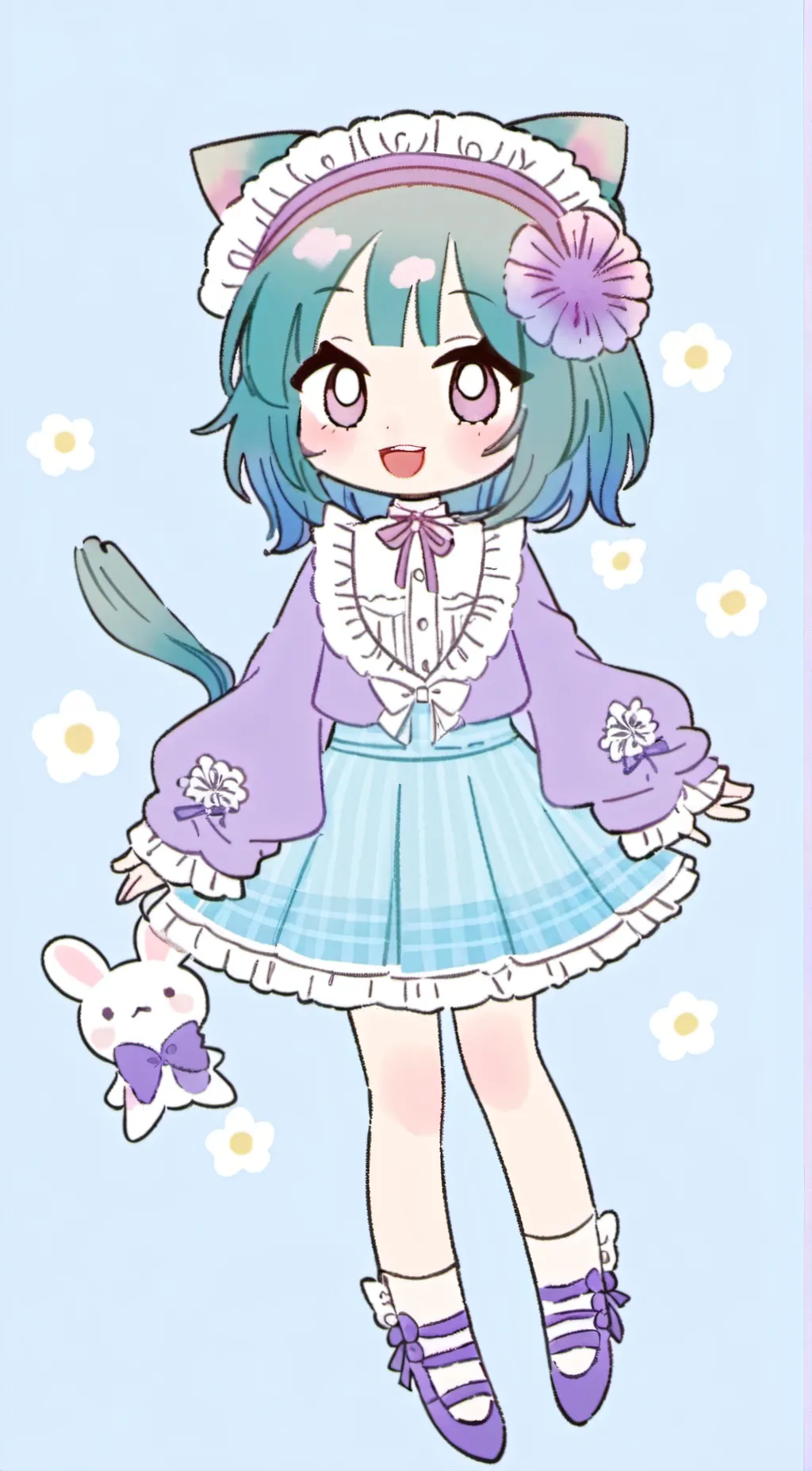 ai character: foxy background