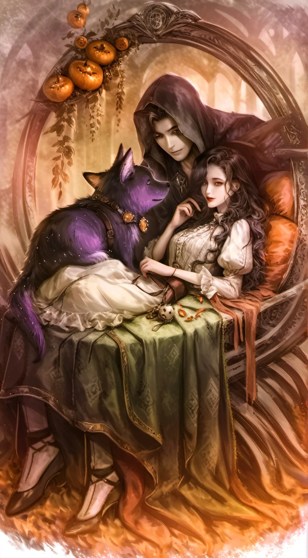 ai character: smiling critters?  background