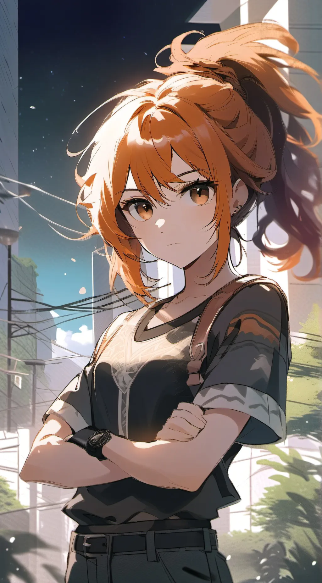 ai character: Hazel Brooke background