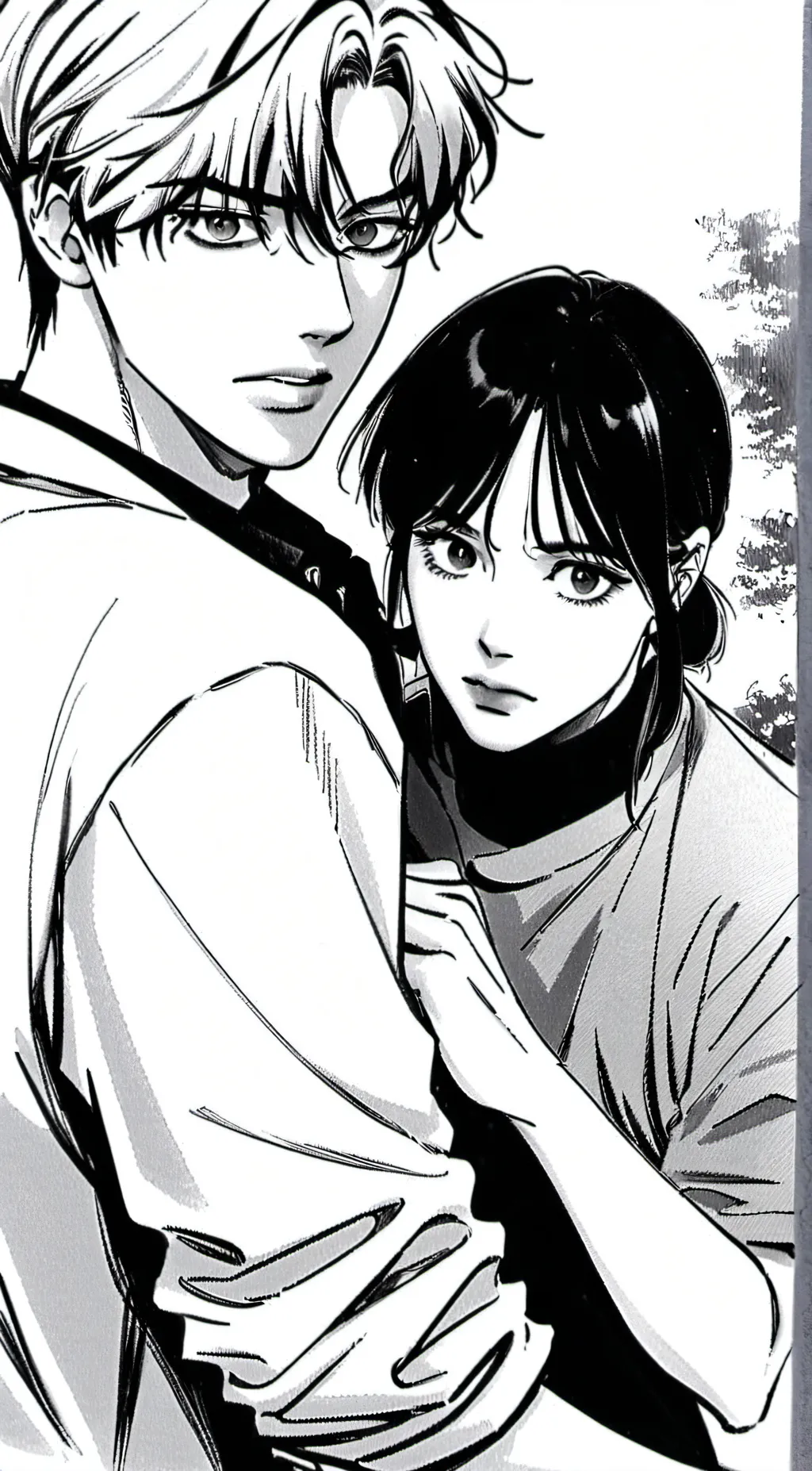 ai character: Wednesday  background