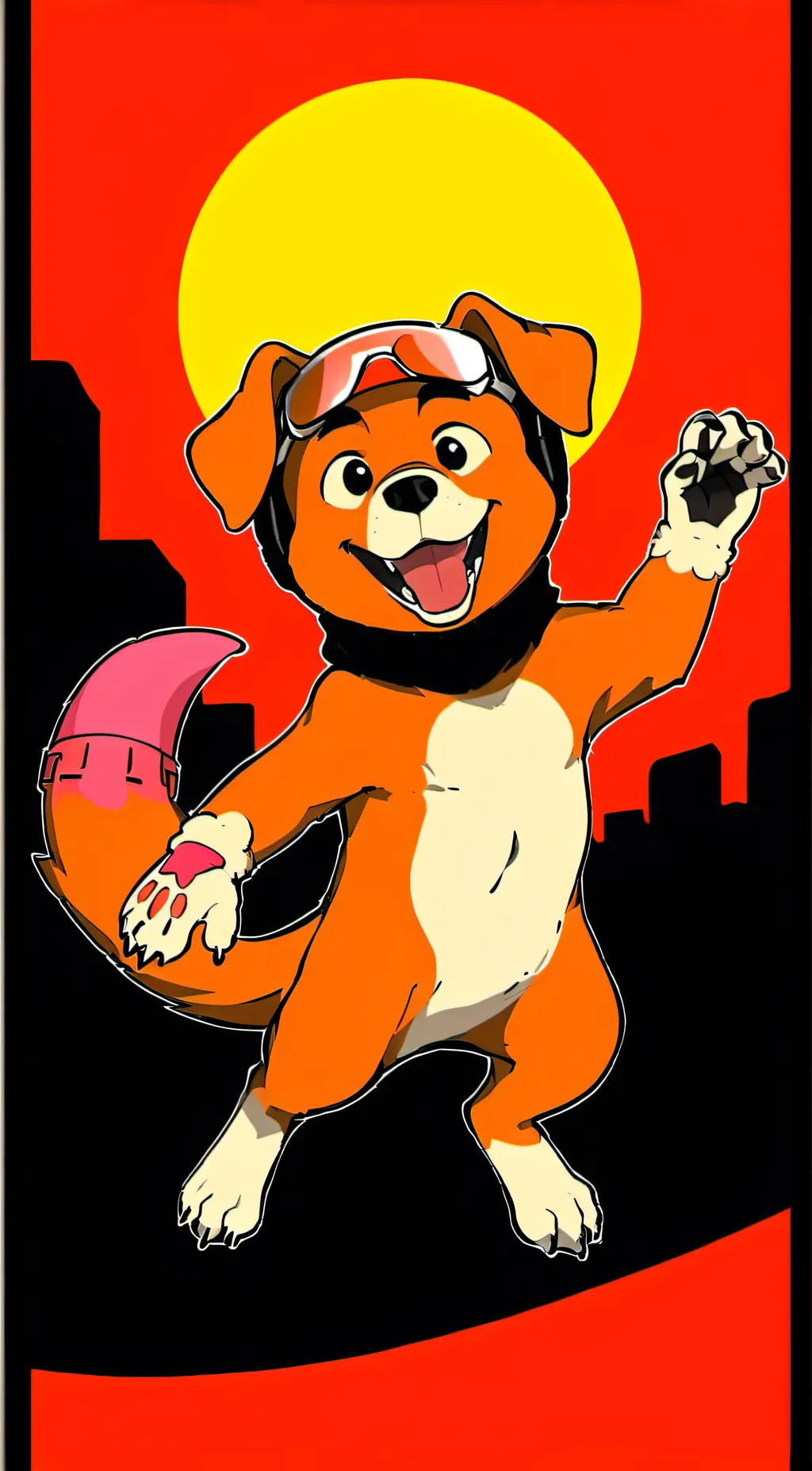 ai character: dogday background