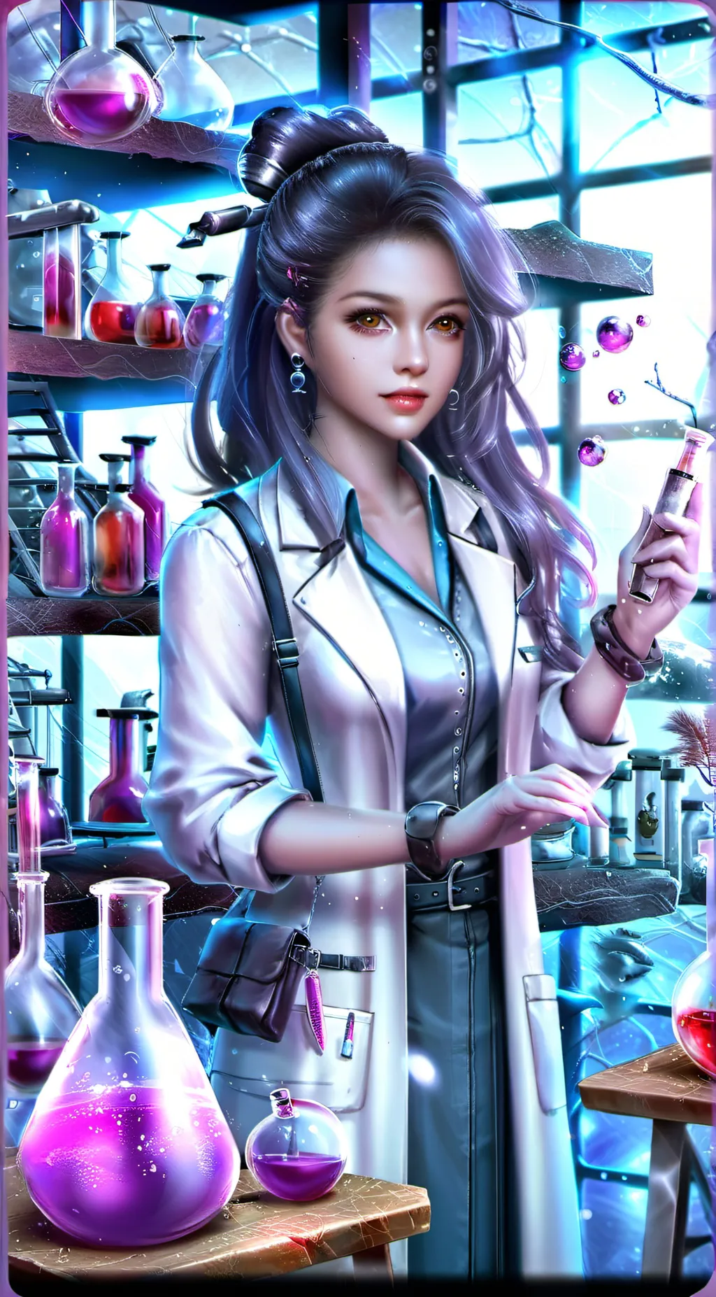 ai character: sky background