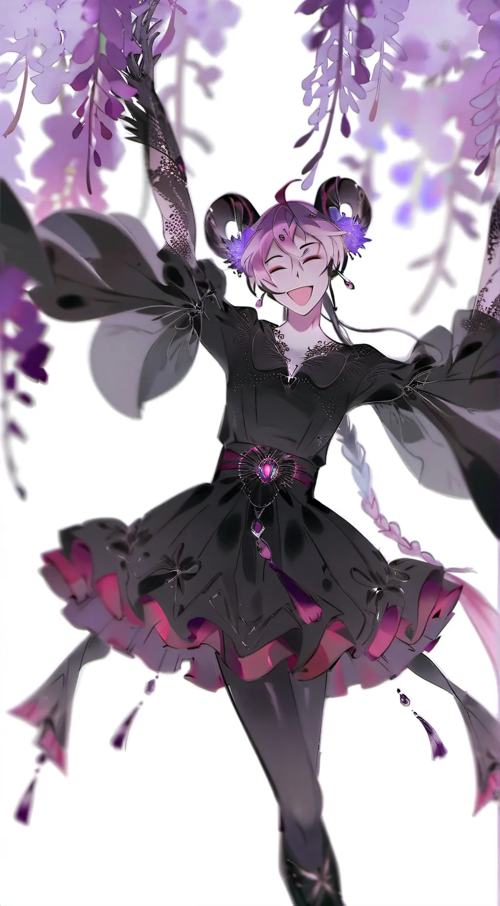 ai character: ♡alastor maid♡ background