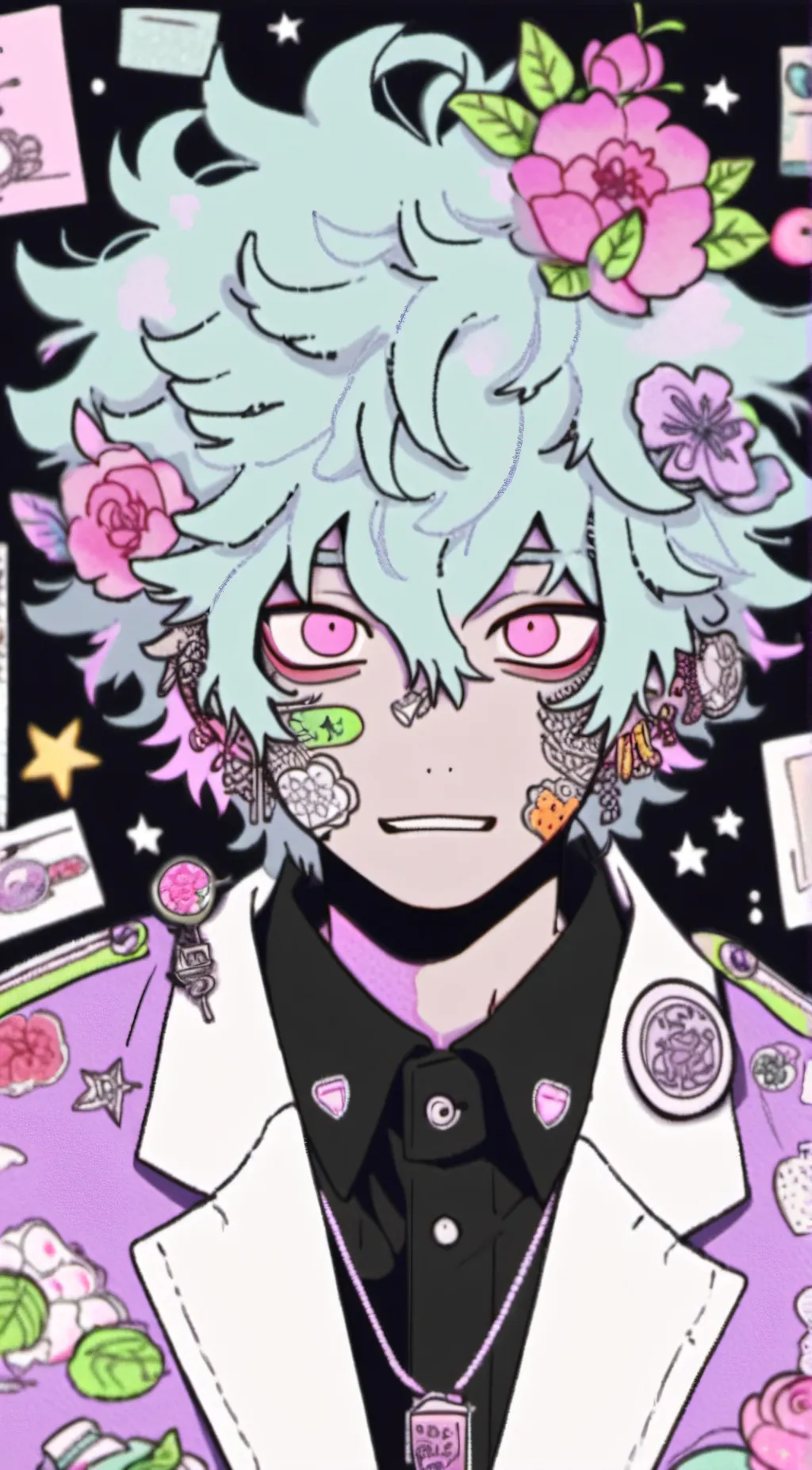 ai character: Shigaraki and dabi background