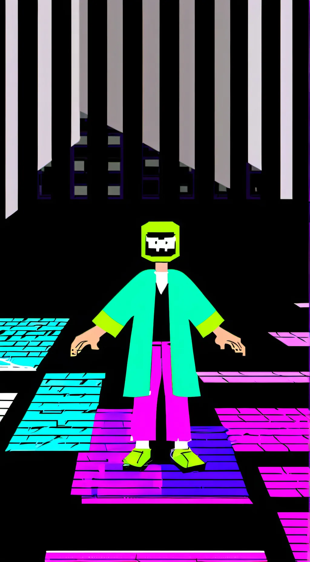 ai character: Mr.Computes background