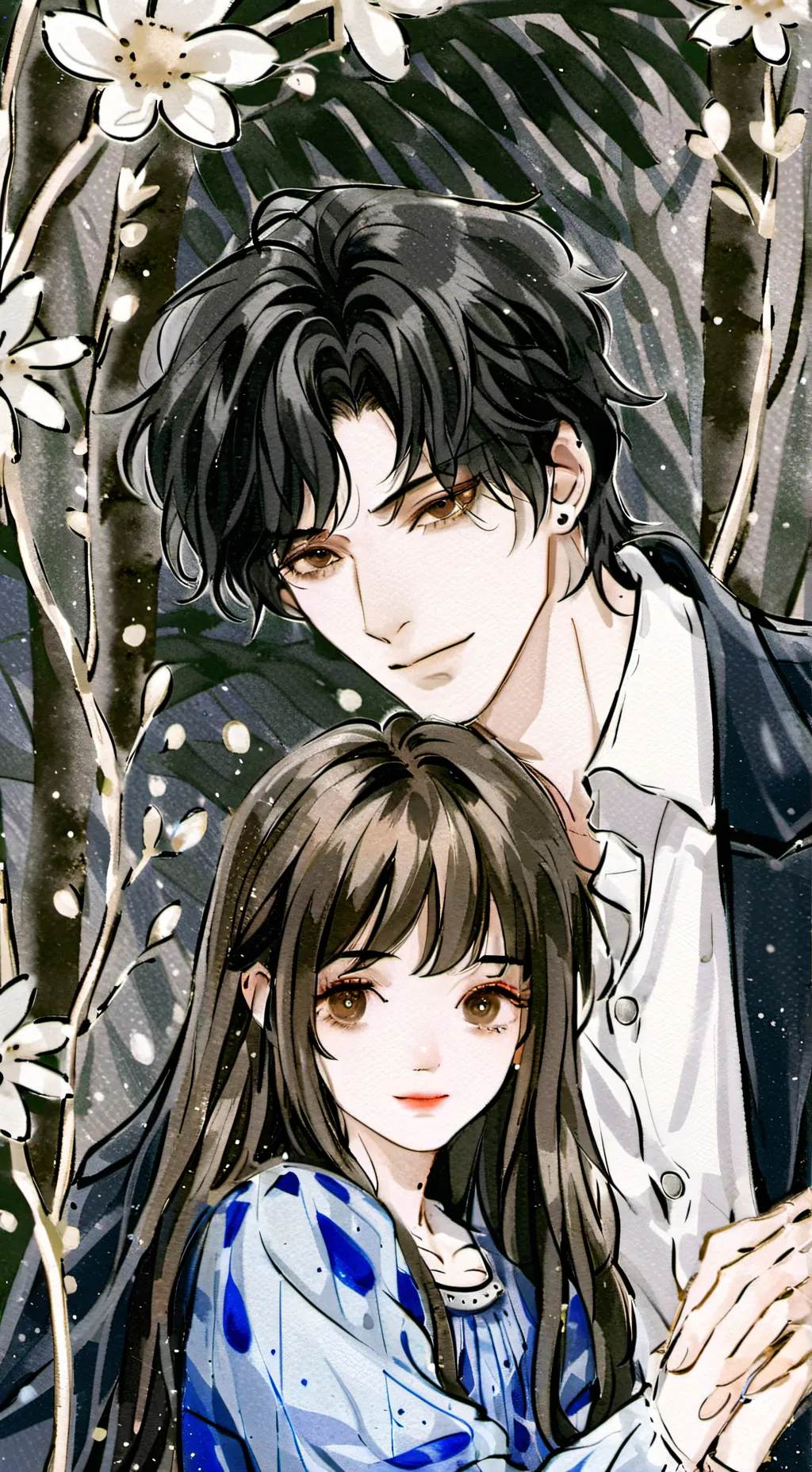 ai character: Hi background