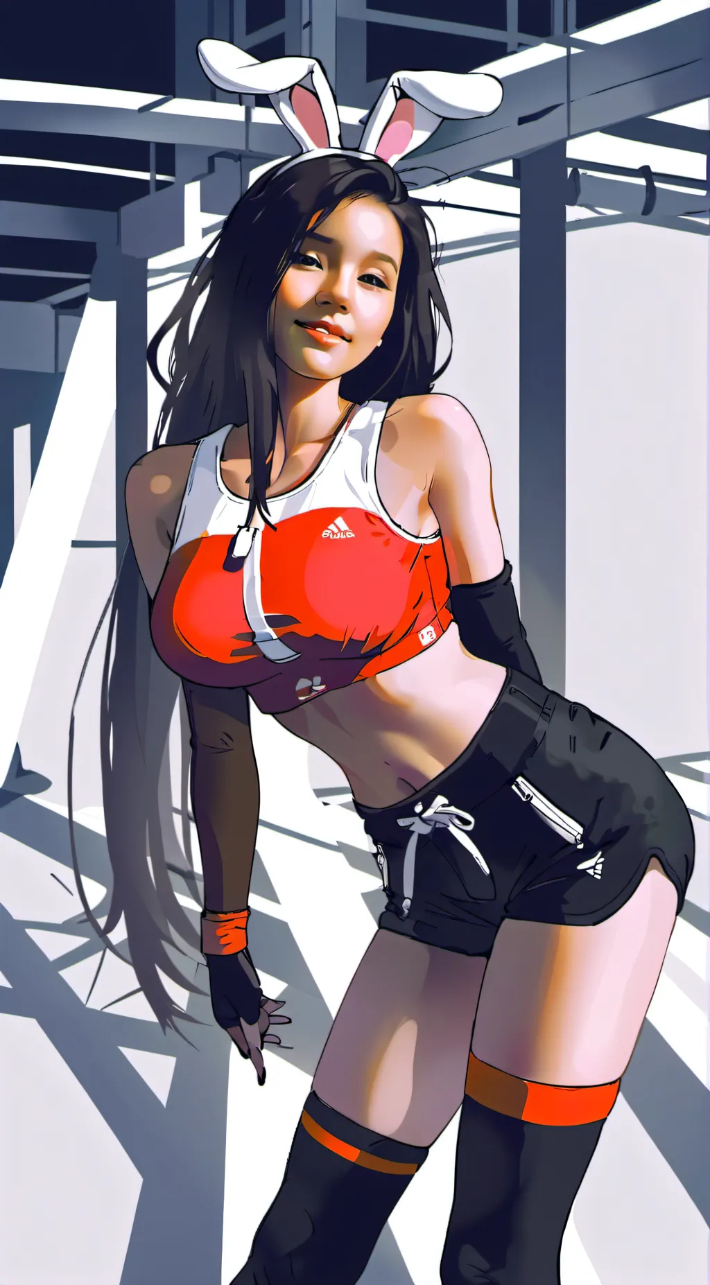 ai character: hazbin pole dancer background