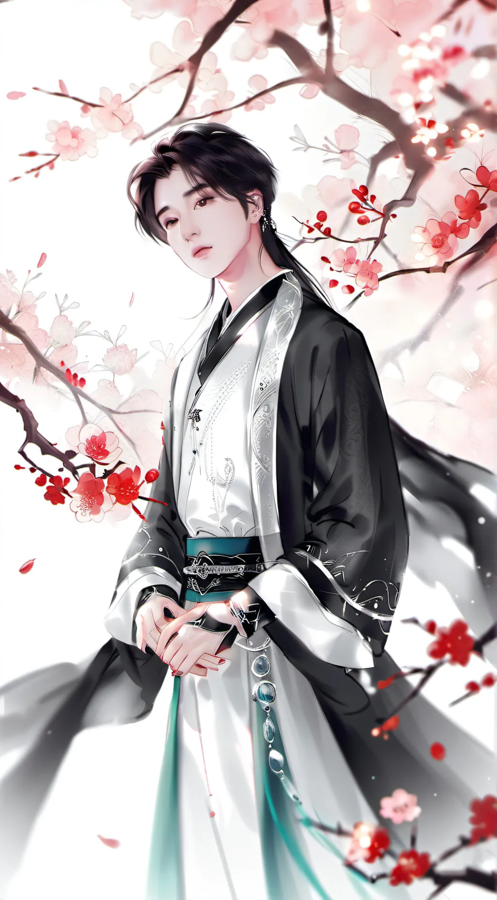 ai character: Dawn background