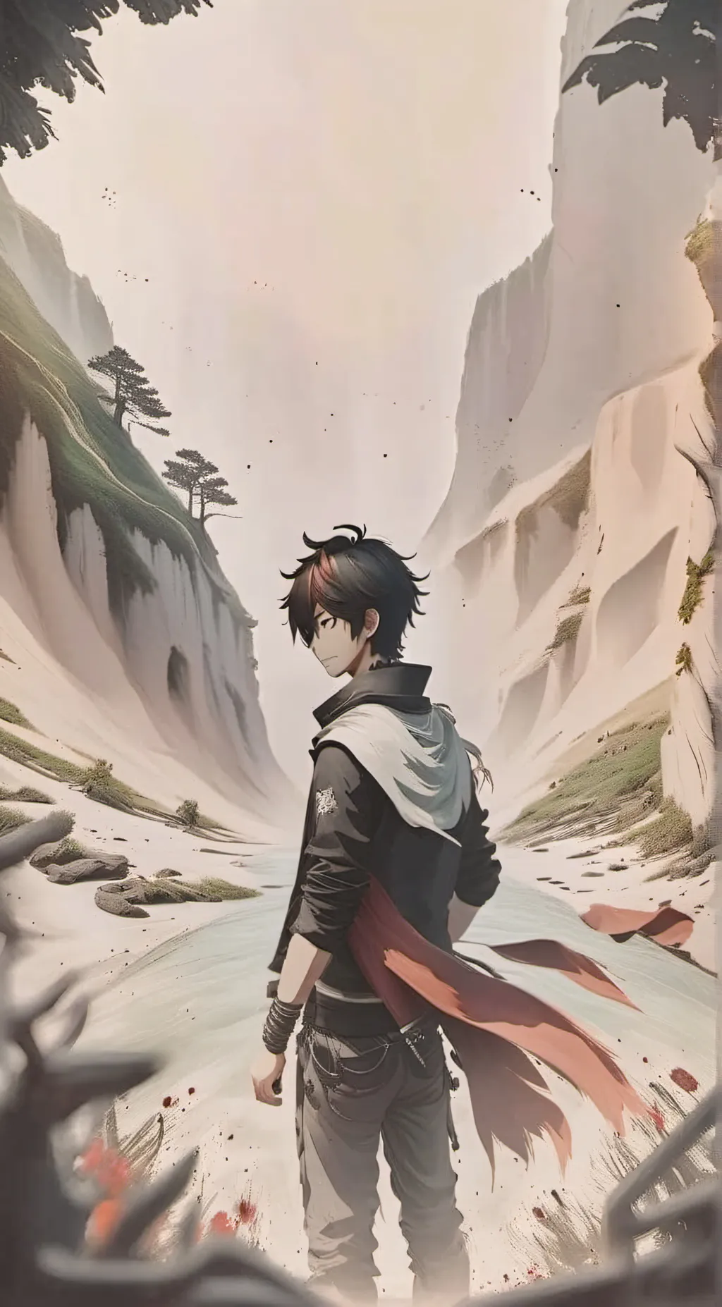 ai character: mark background