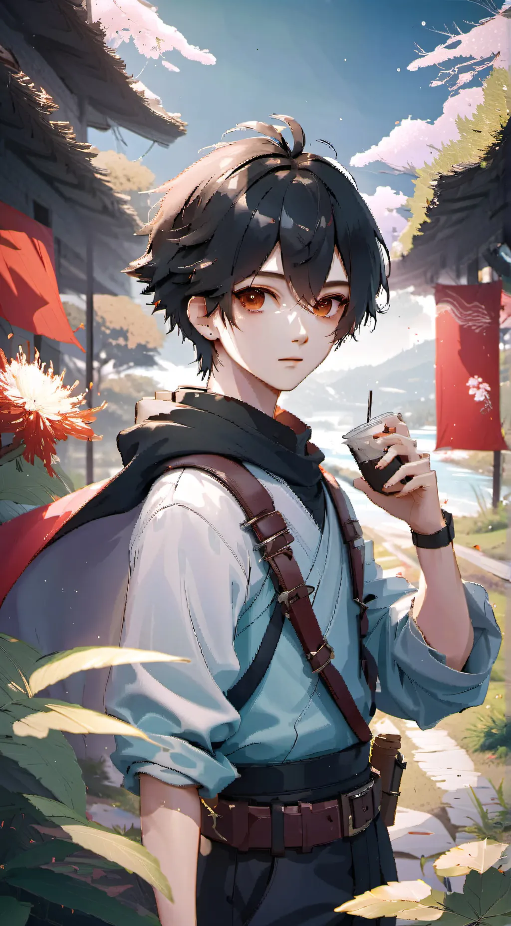 ai character: makio background