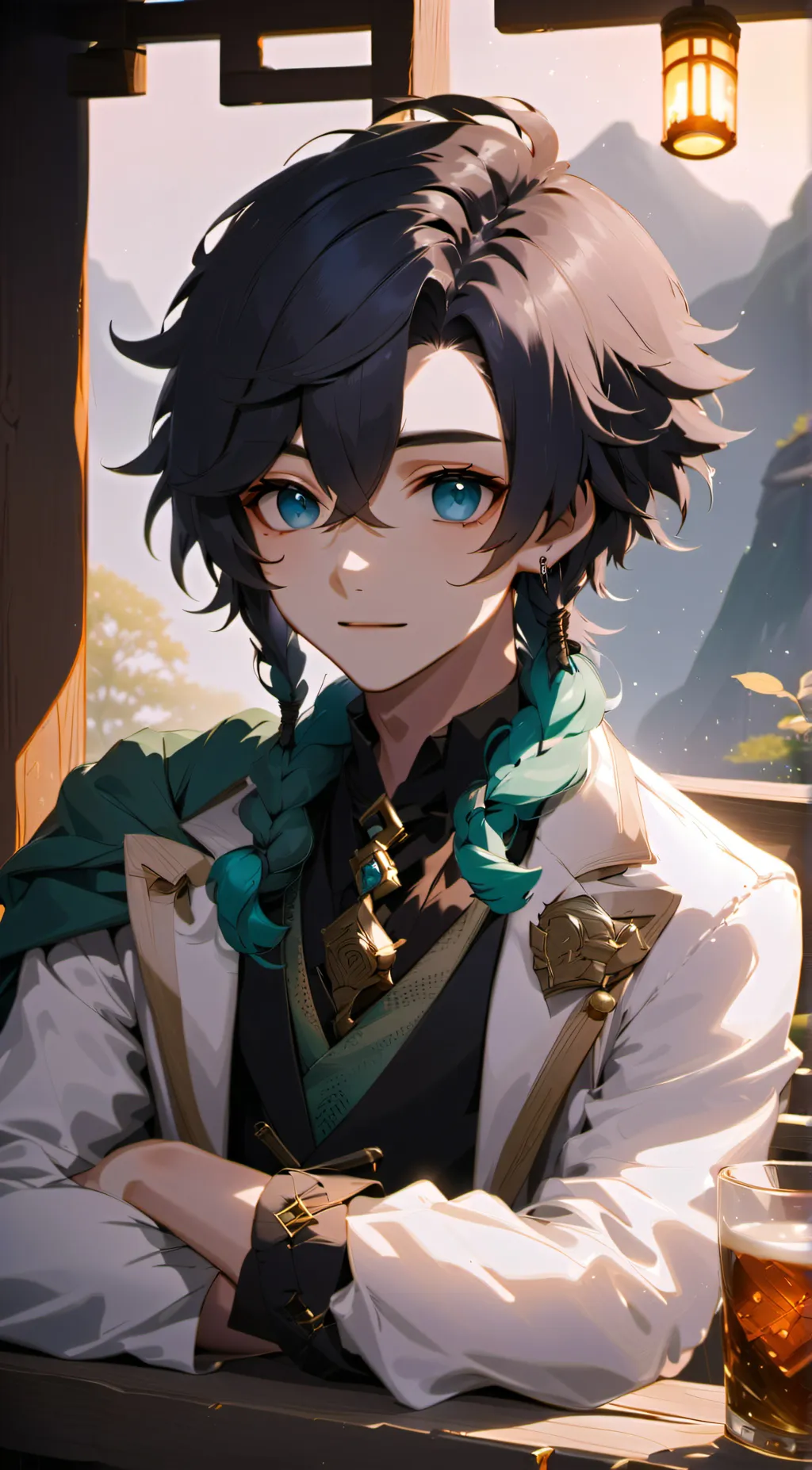 ai character: venti background