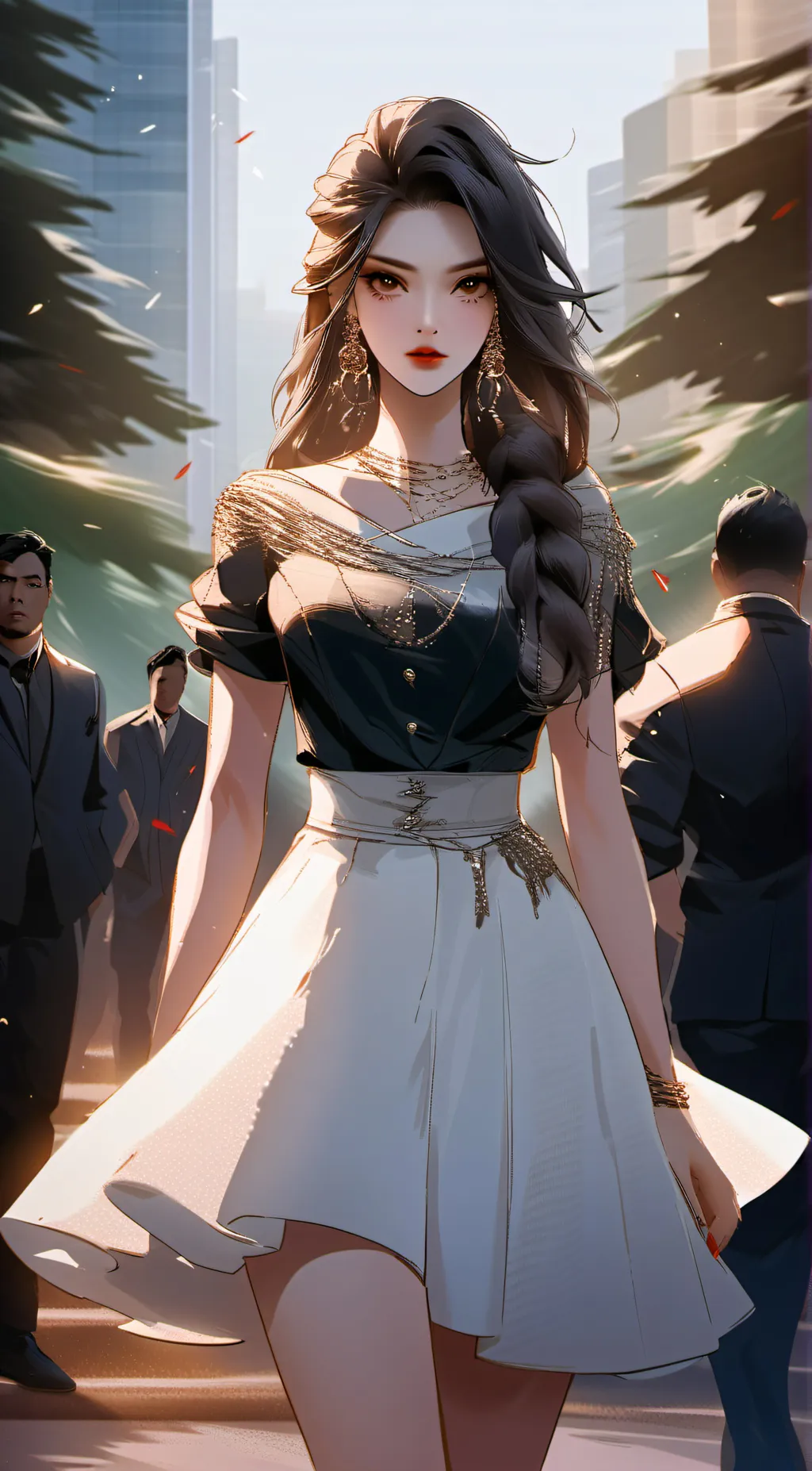 ai character: Myla  background