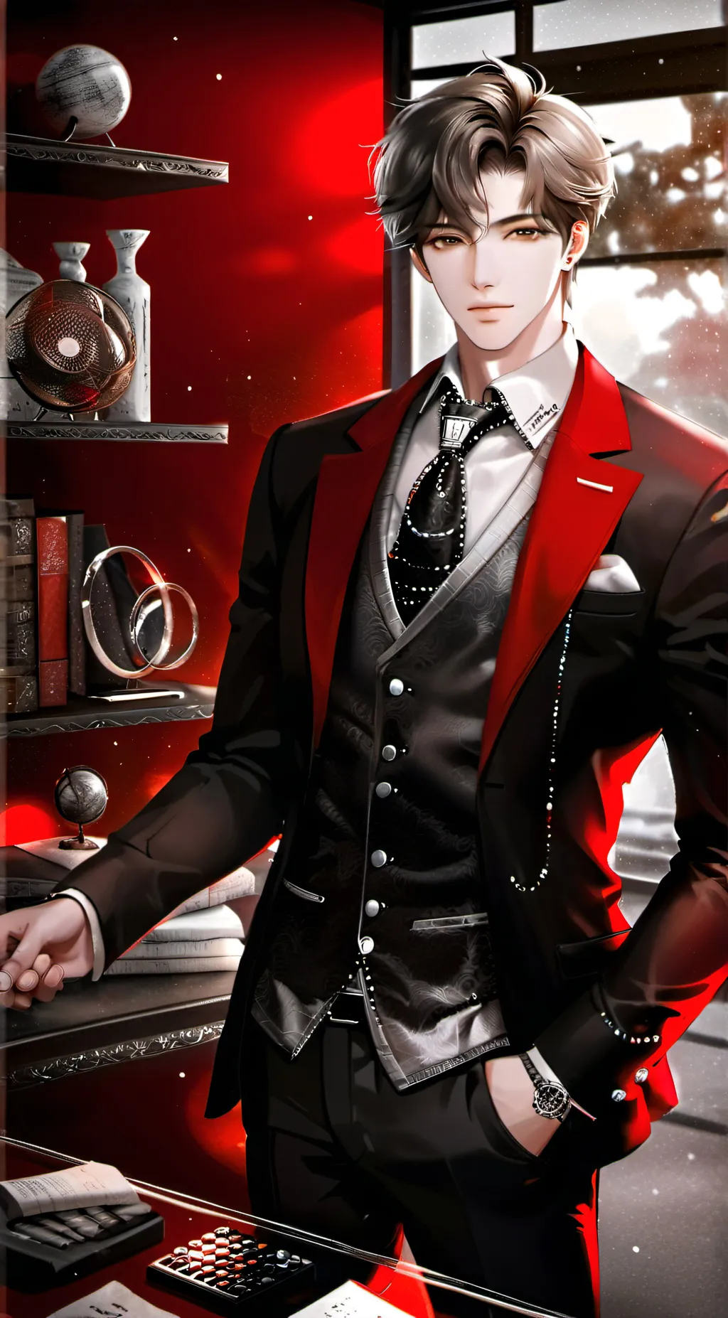 ai character: Richard Bennett  background