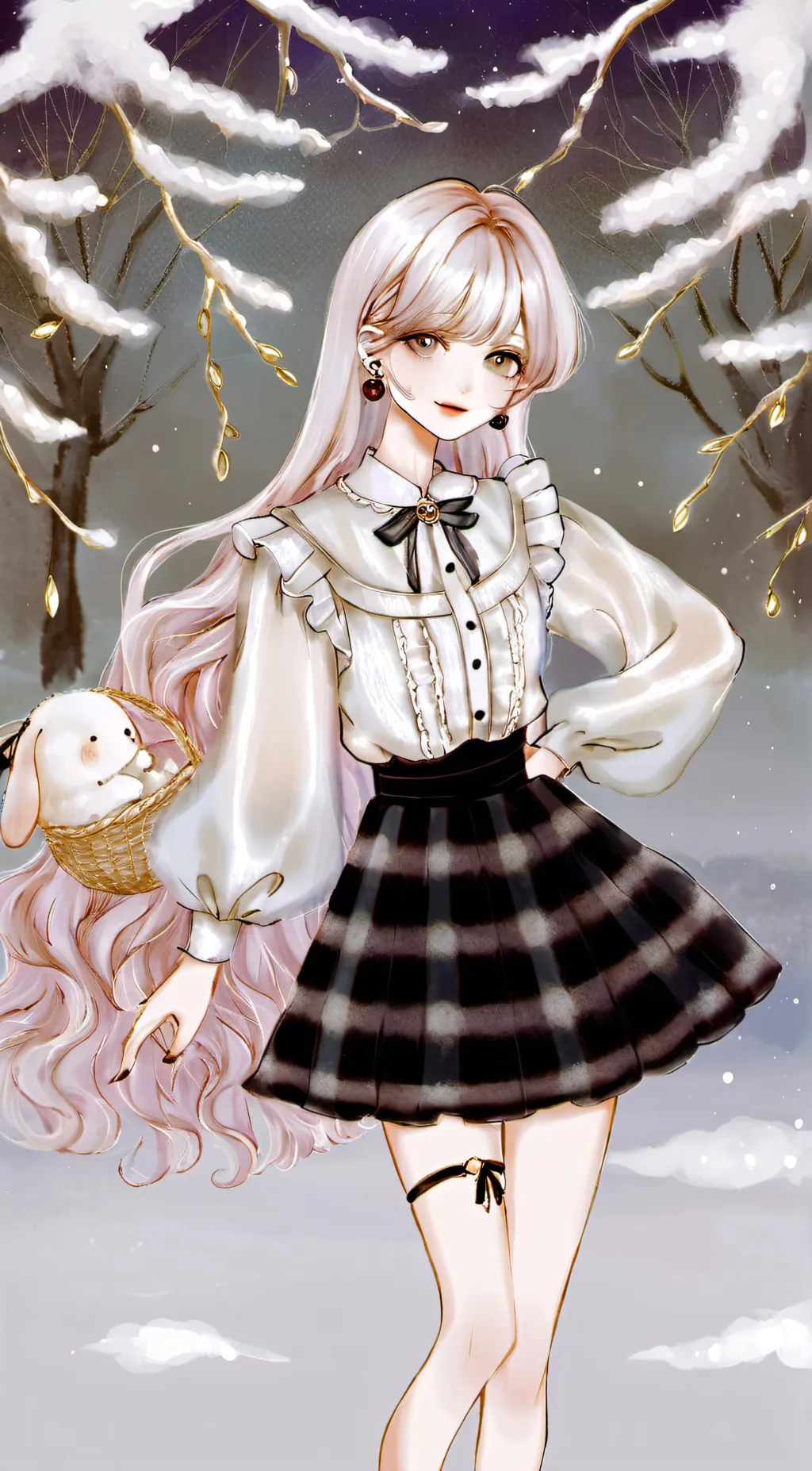 ai character:  lily background