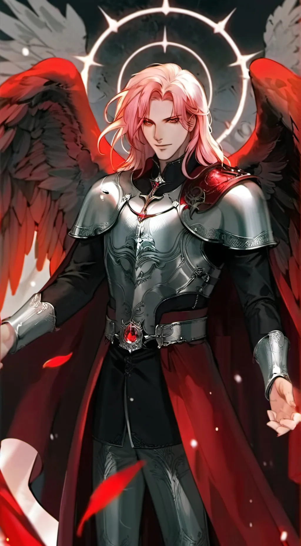 ai character: Demon king😈😈 background