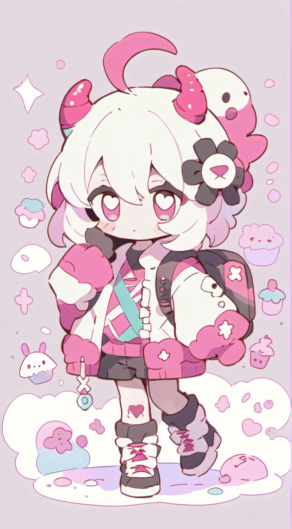 ai character: infection background