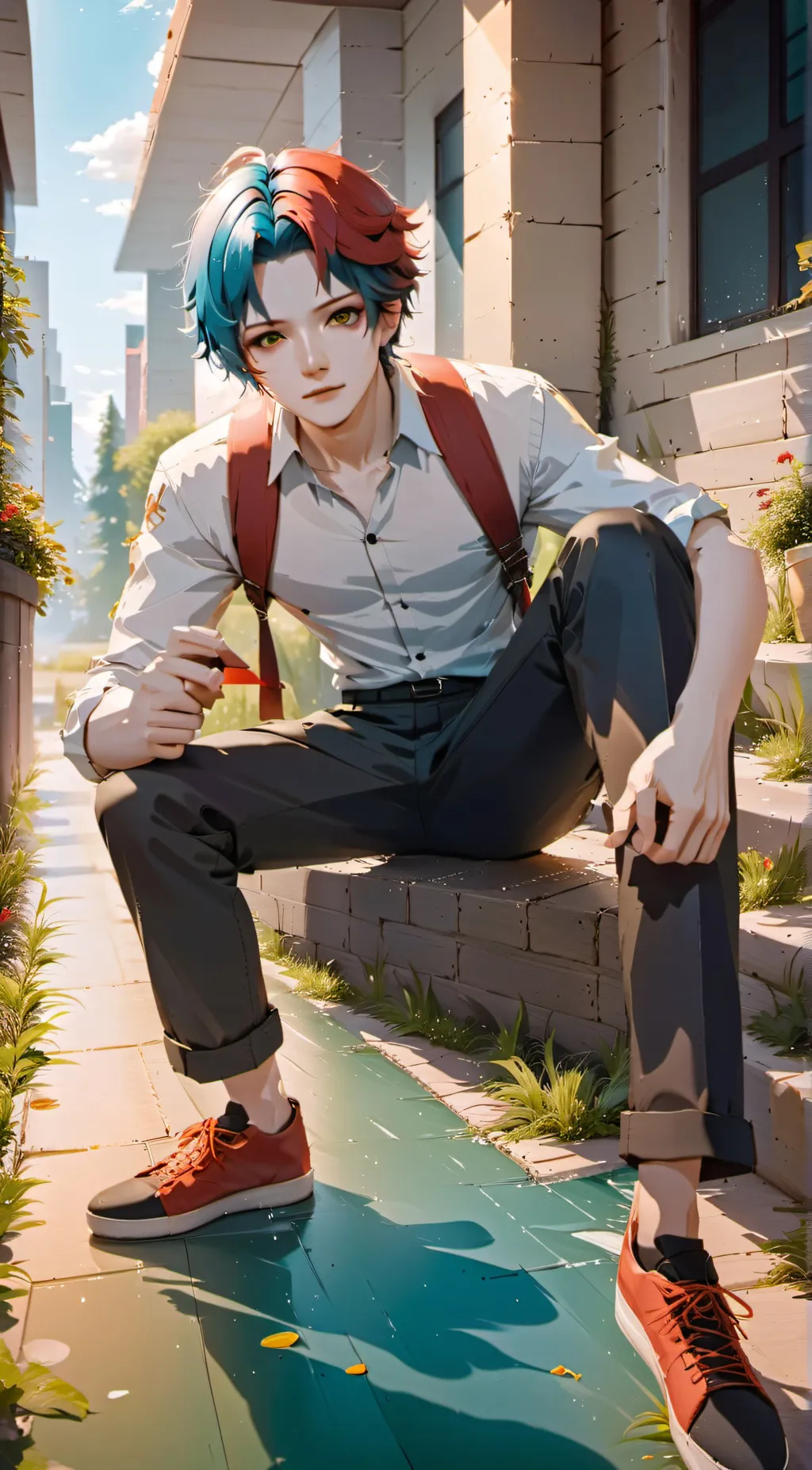 ai character: Miles background