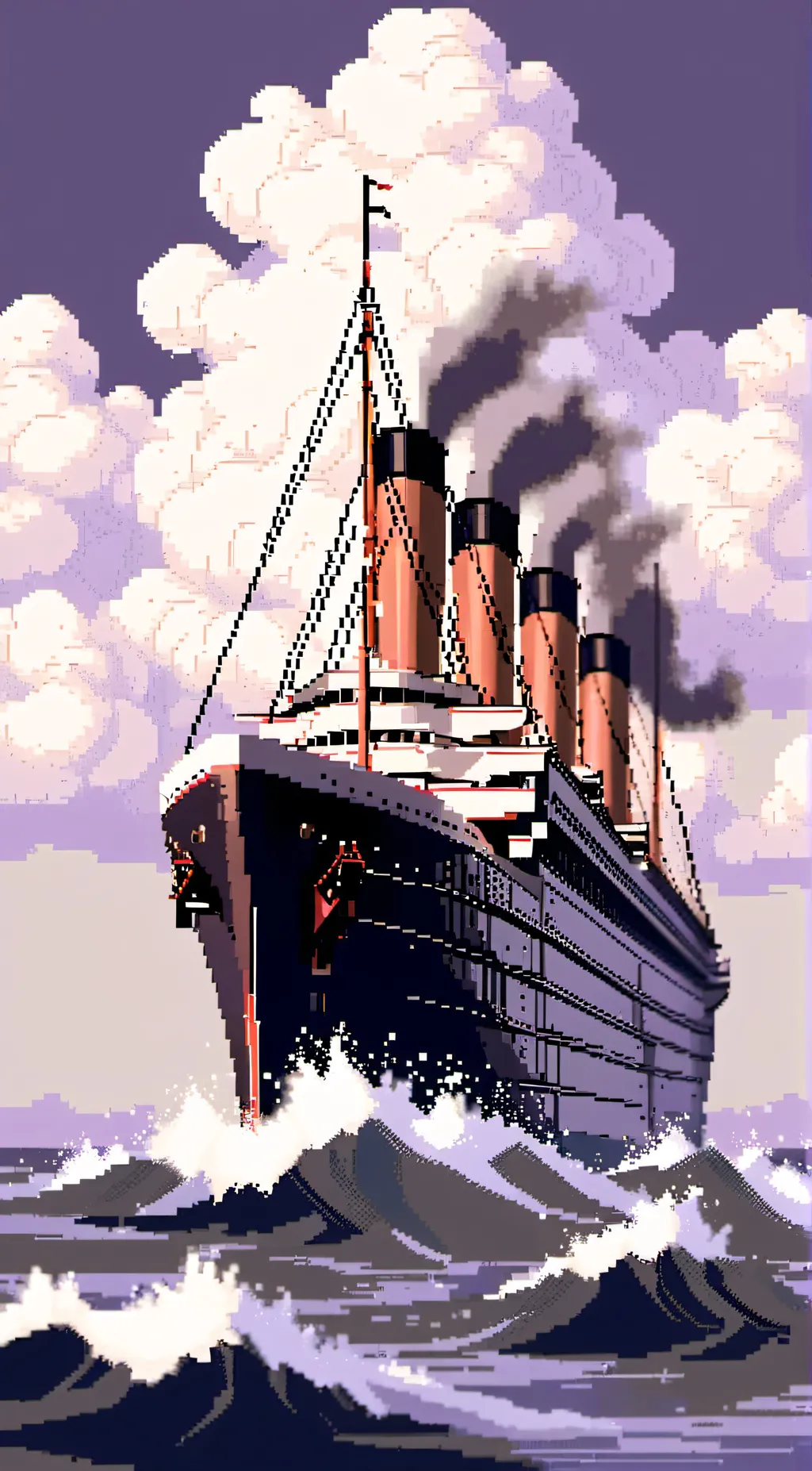 ai character: Titanic background