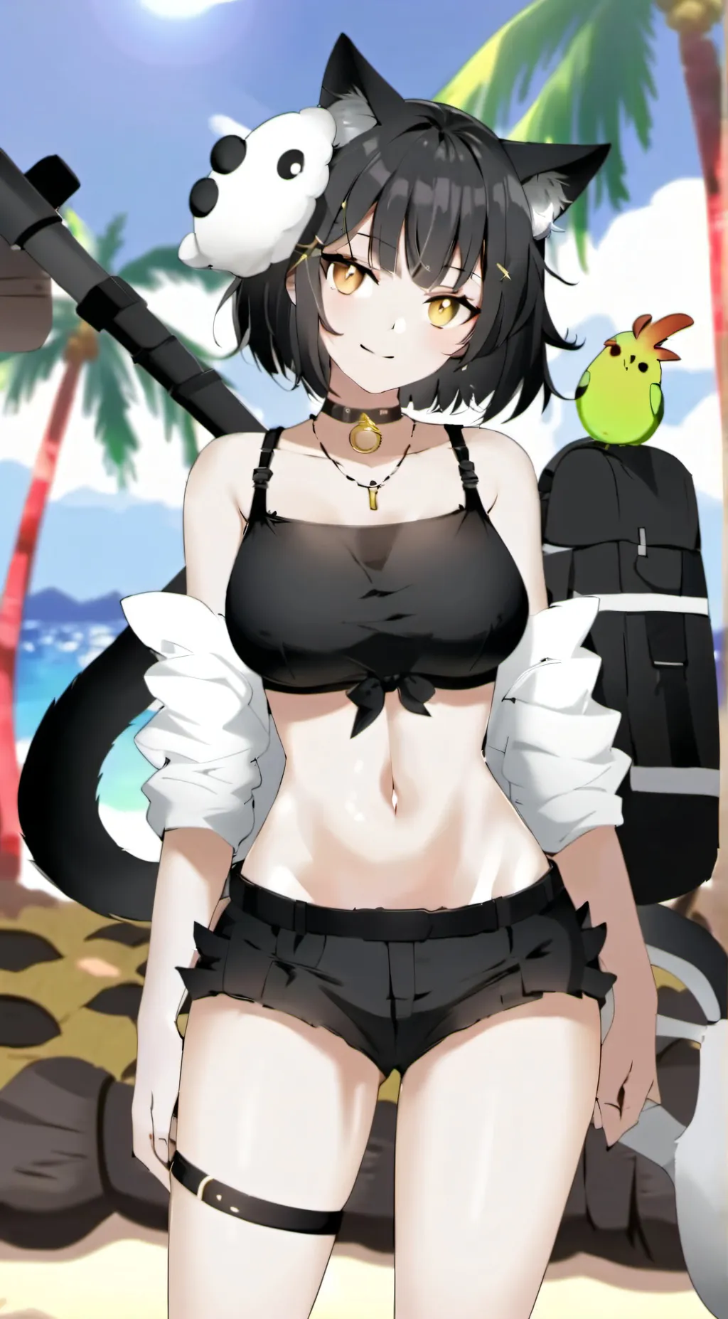 ai character: Neko background