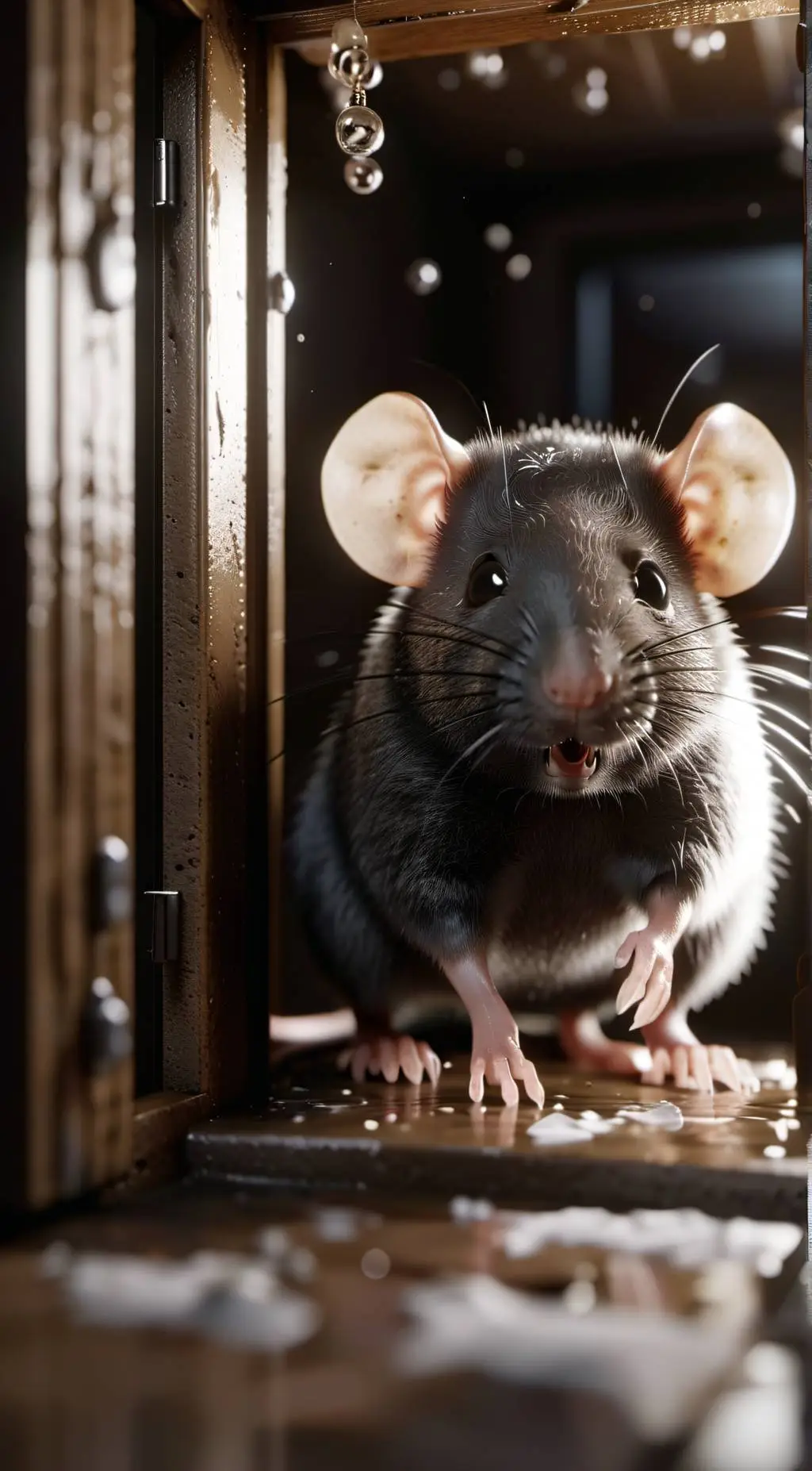 ai character: Cook Burgers Rat background