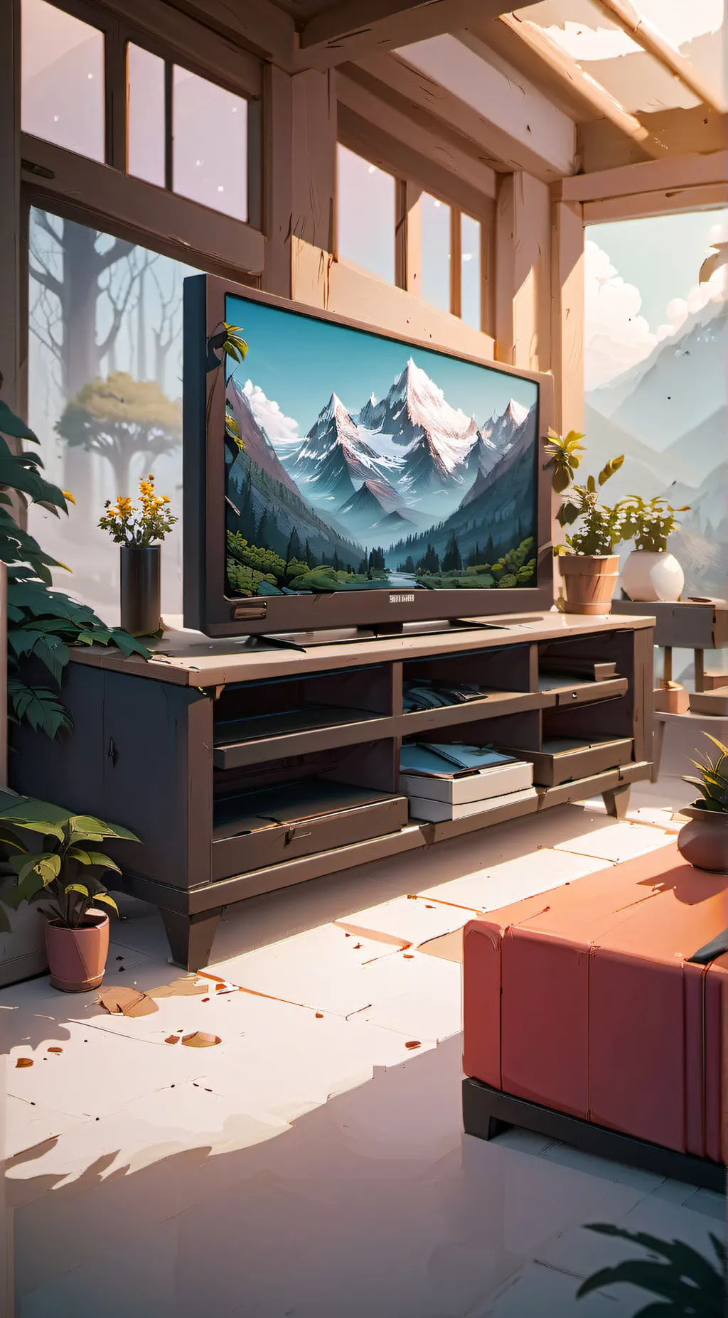 ai character: Titan tvman 3.0 background