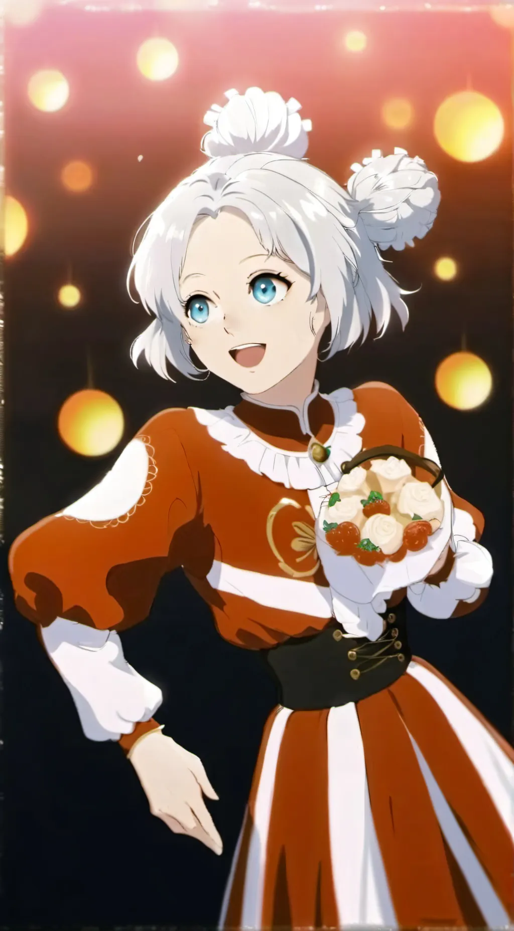 ai character: kitten  background