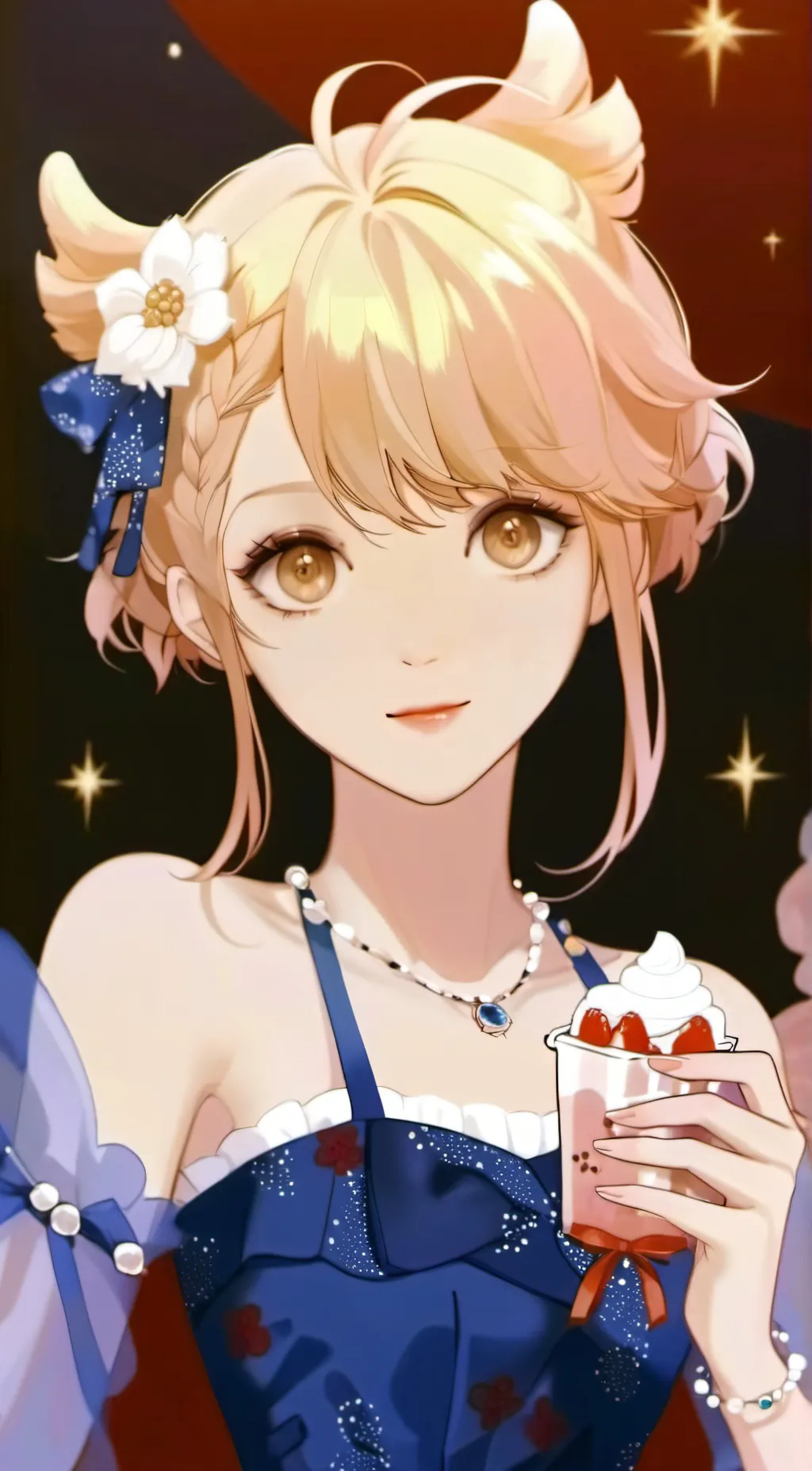 ai character: Holly  background