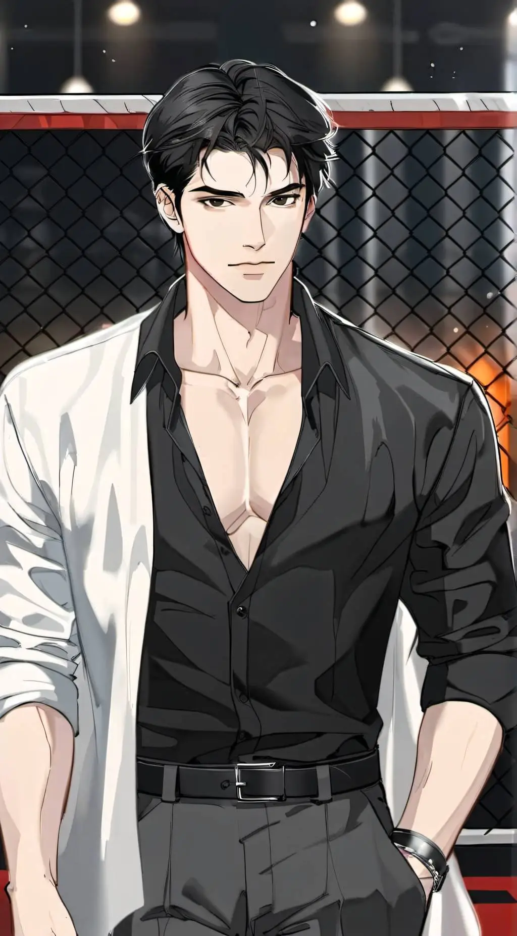 ai character: Ren  background