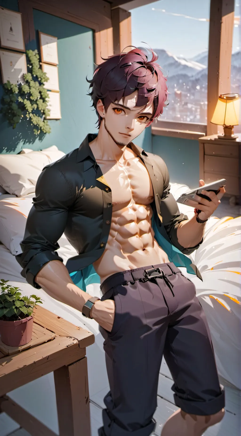 ai character: Jacob  background