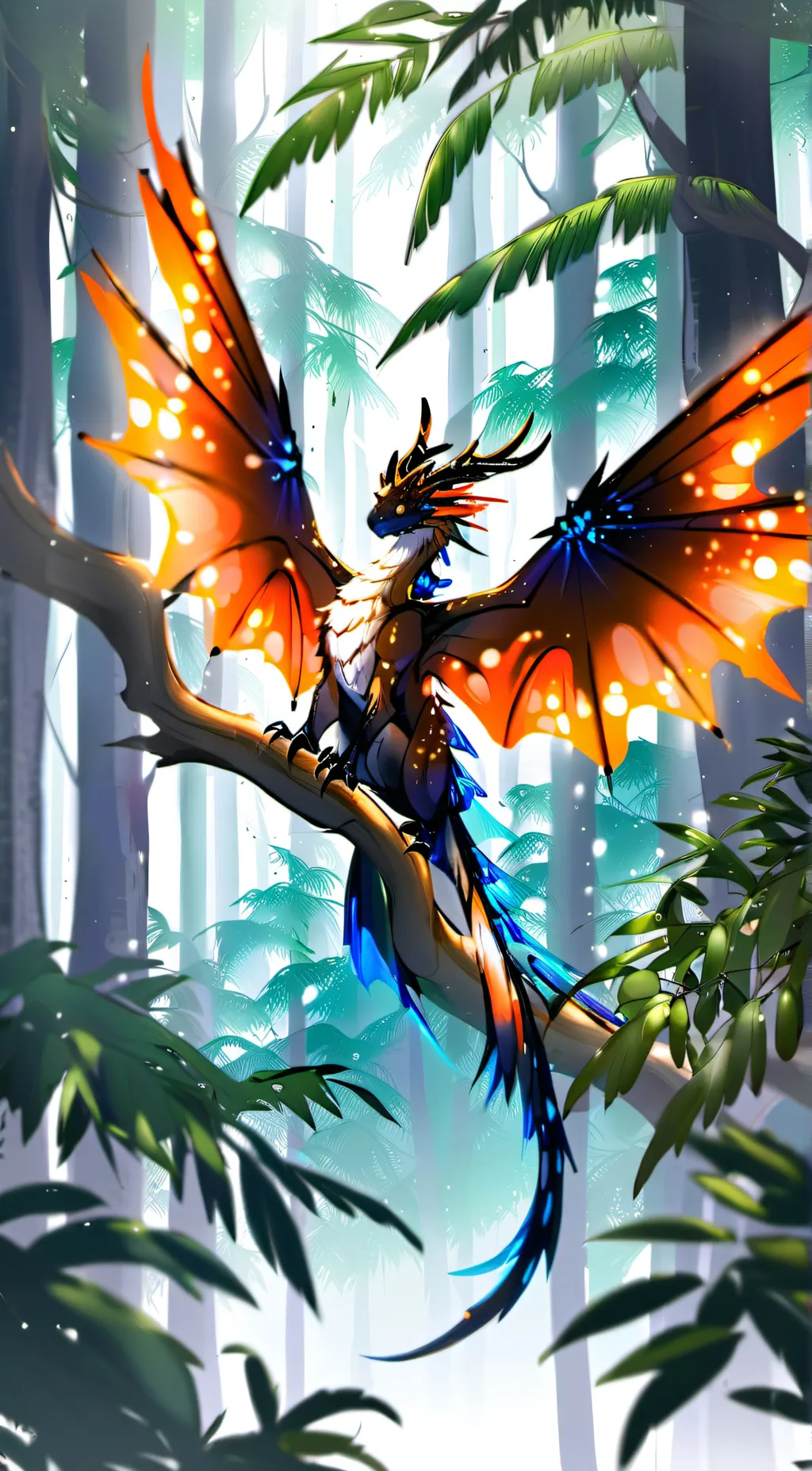 ai character: Toucan background