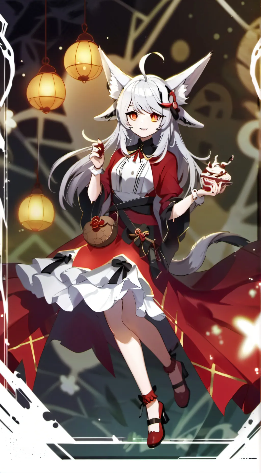 ai character: f the pic HH background