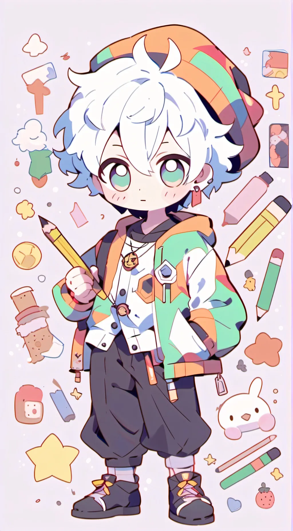 ai character: oliver  background