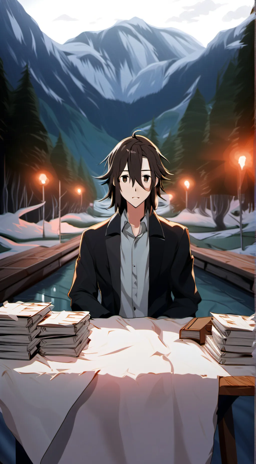 ai character: Andrew background