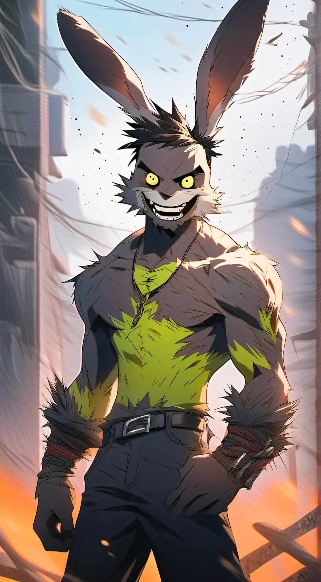 ai character: Y/n X F.springtrap background