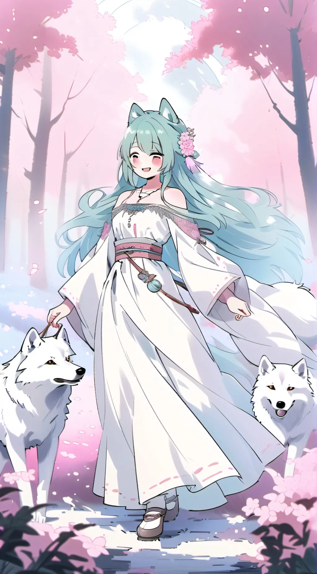 ai character: wolfy background