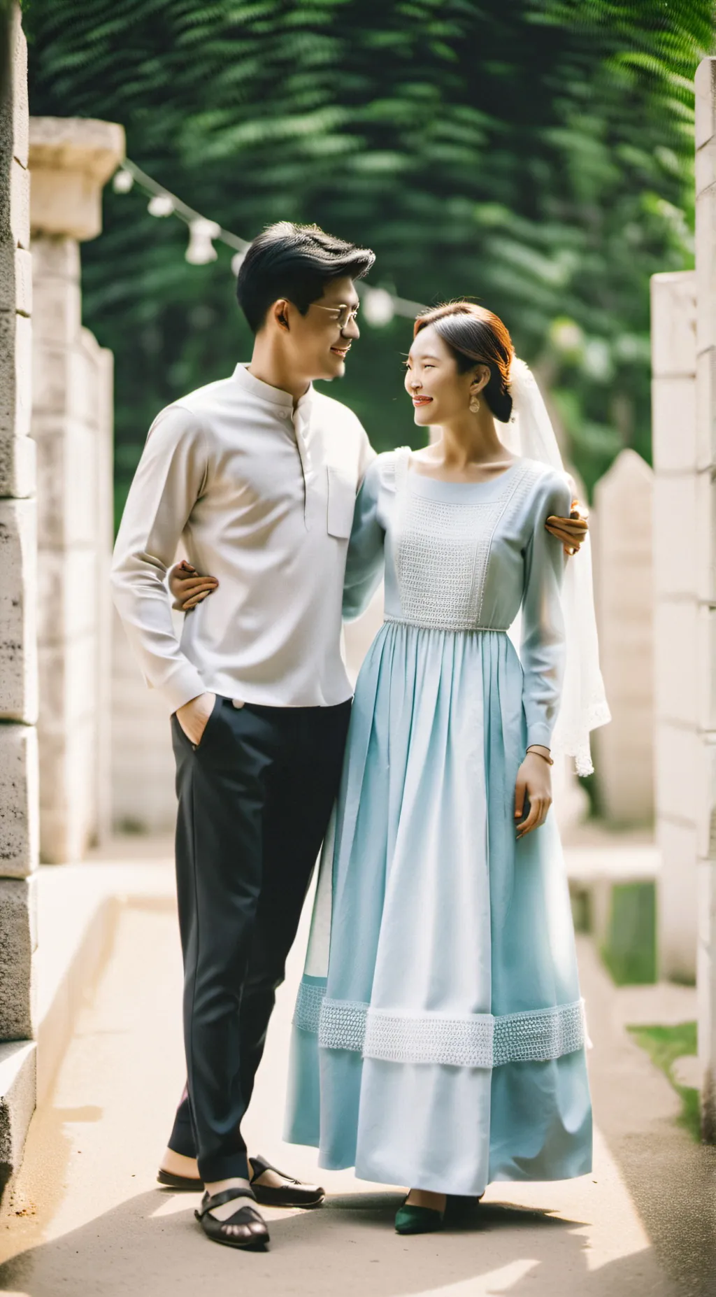 ai character: long long holiday  background