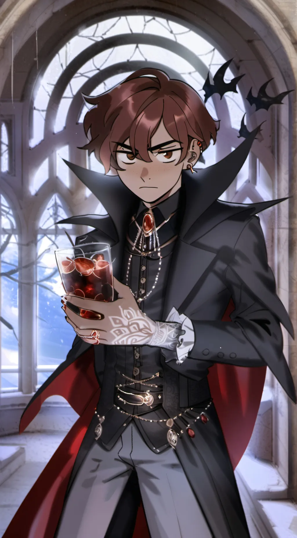 ai character: gohst background