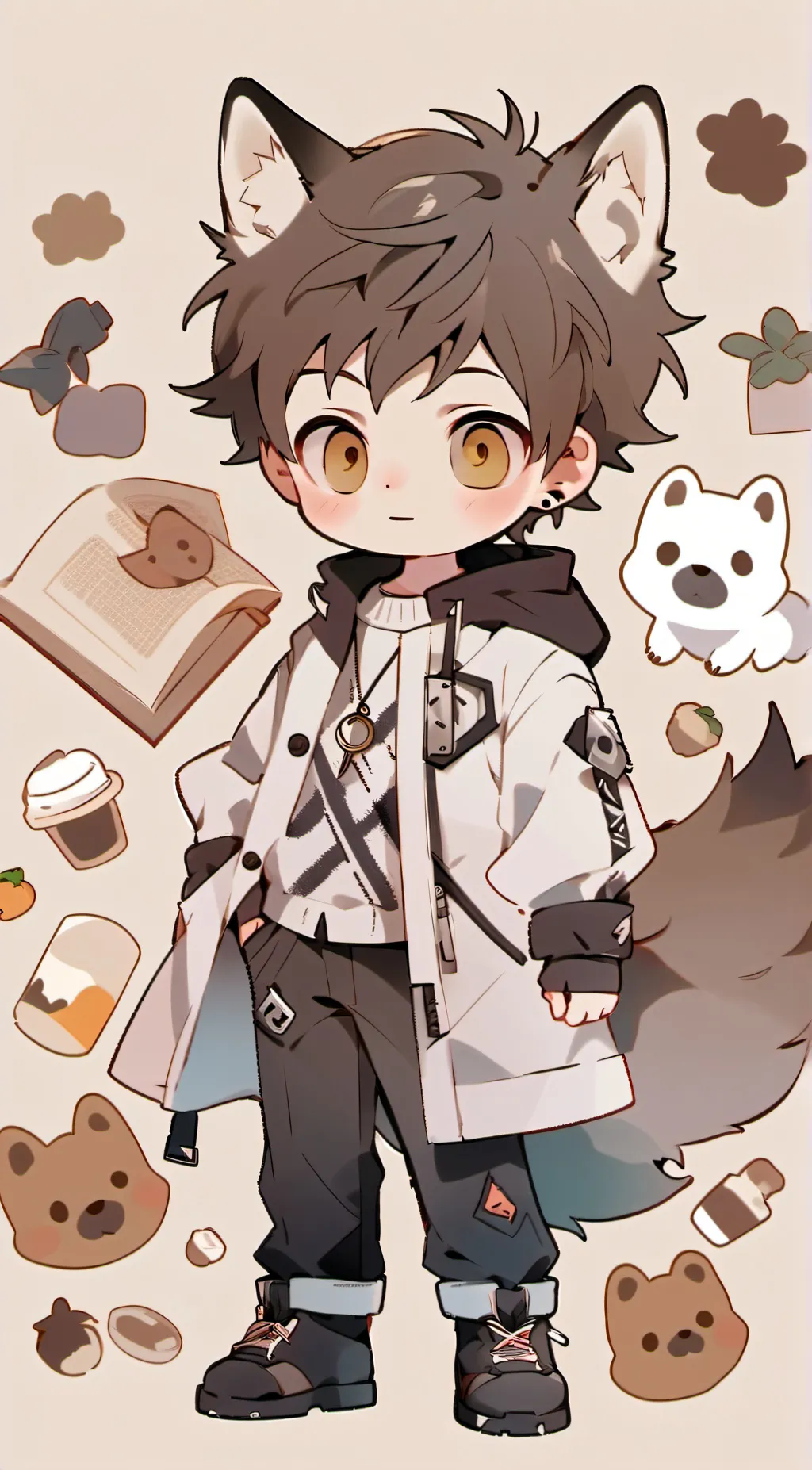 ai character: Zac background