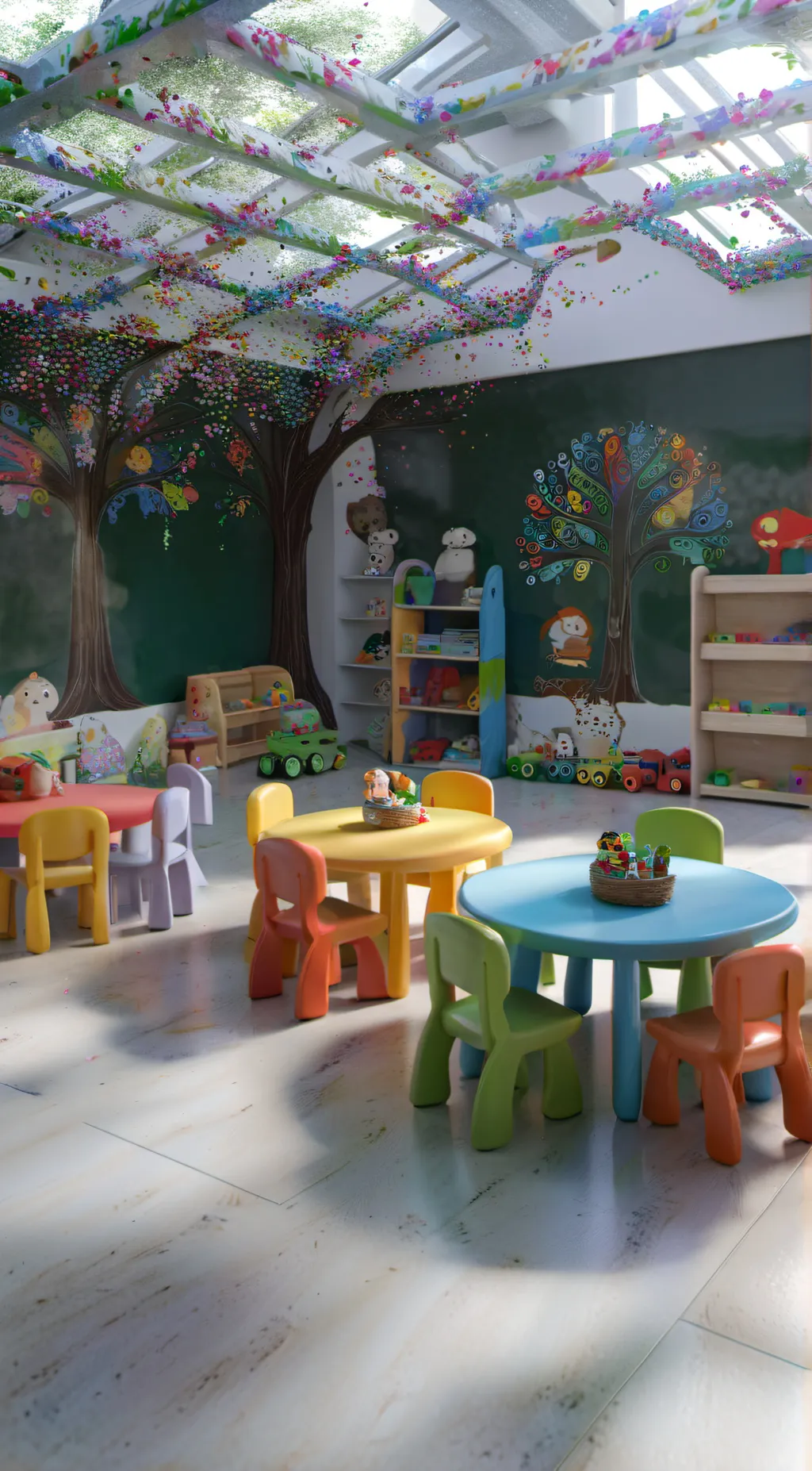 ai character: Sun and Moon show! background