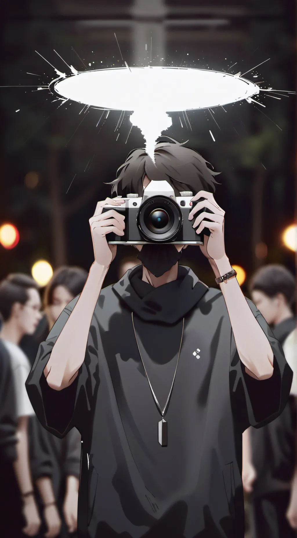 ai character: cameraman background