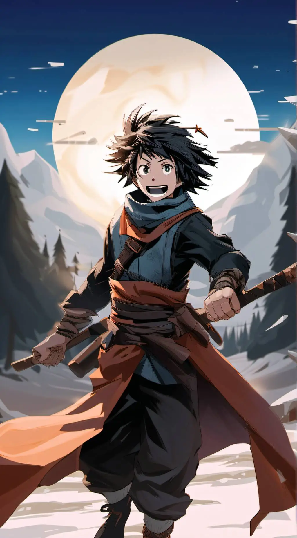 ai character: Deku background