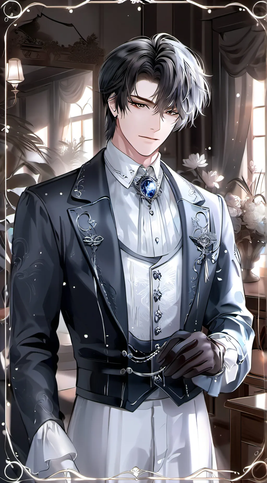 ai character: Nathaniel  background