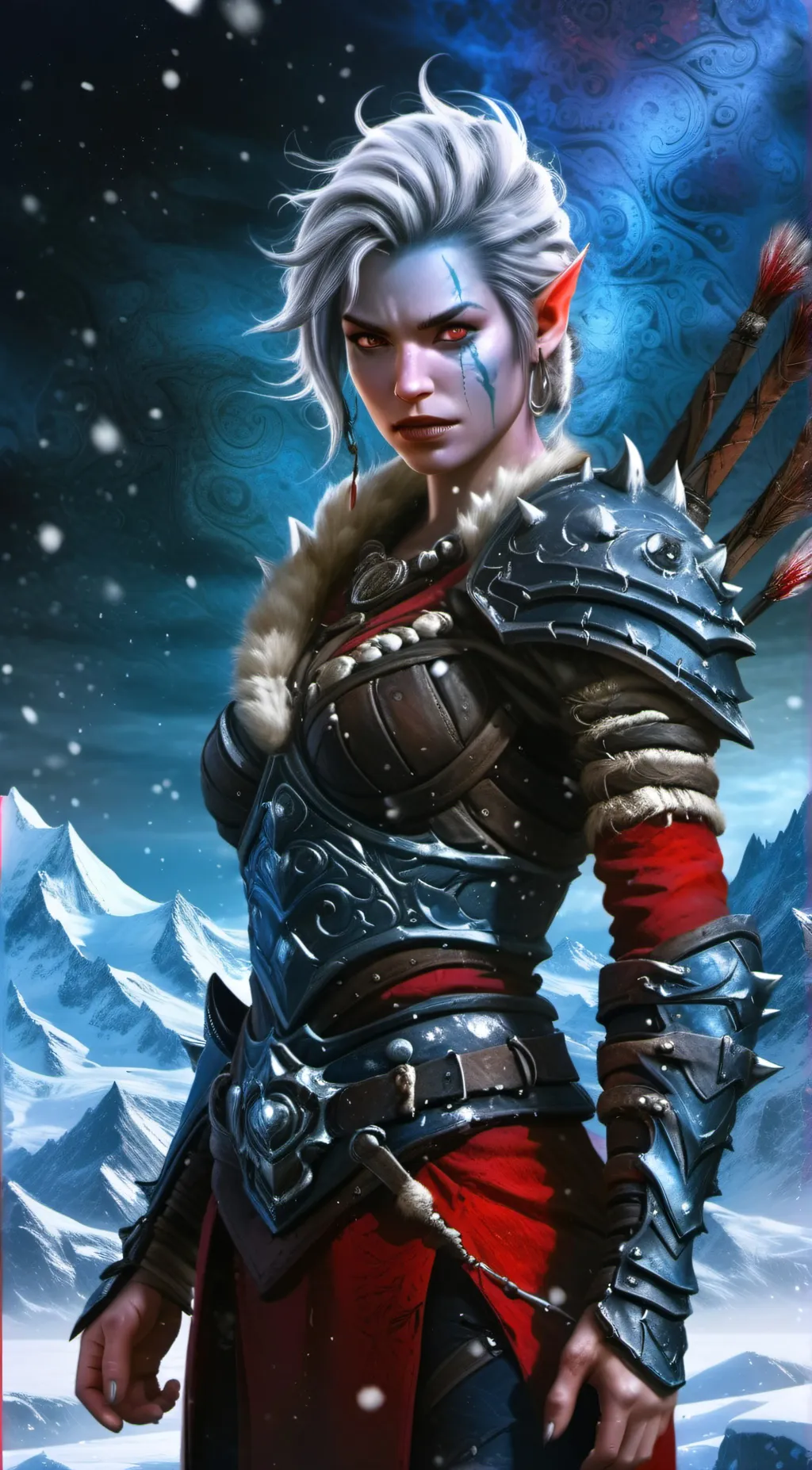 ai character: Azog(female) background