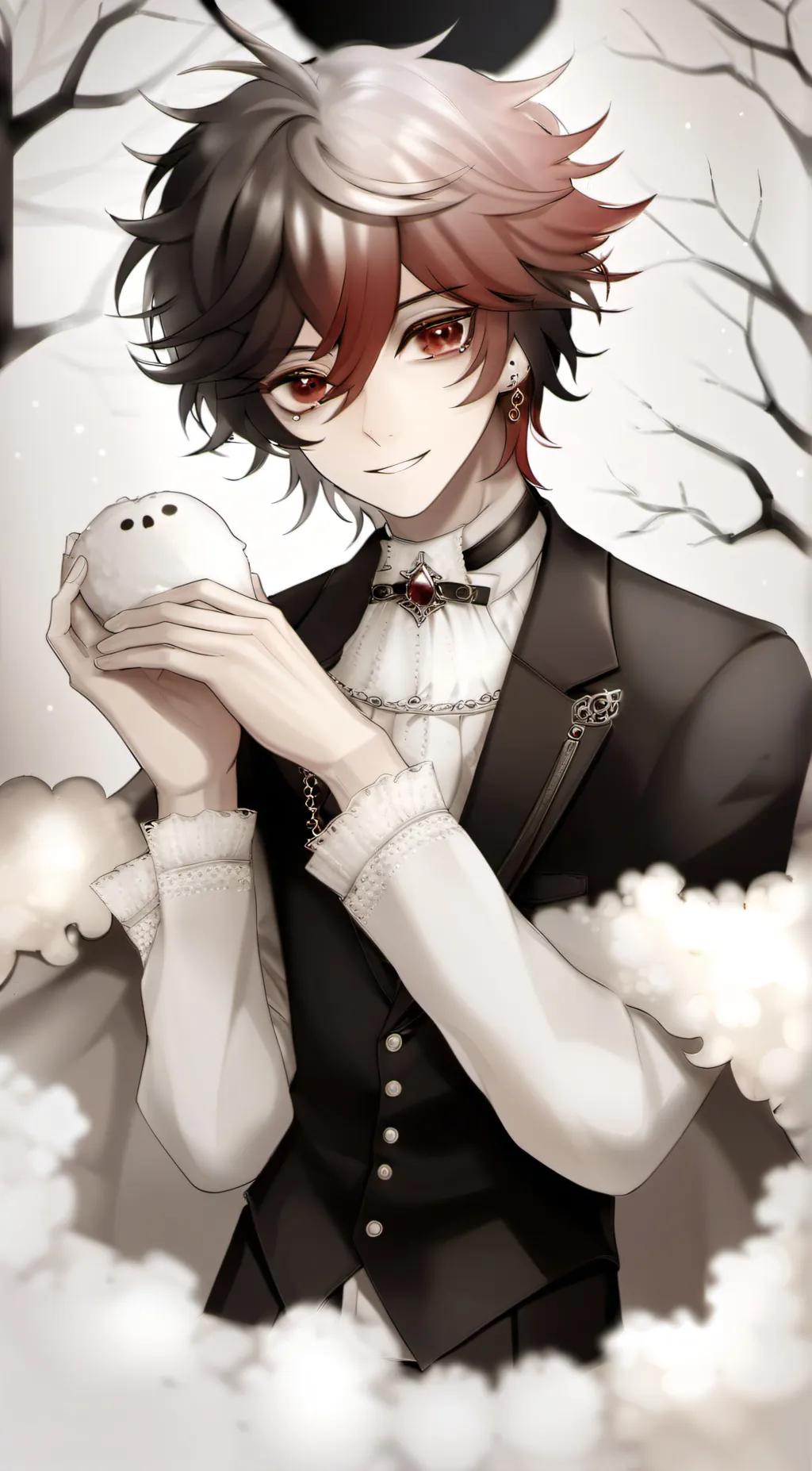 ai character: RadioApple background