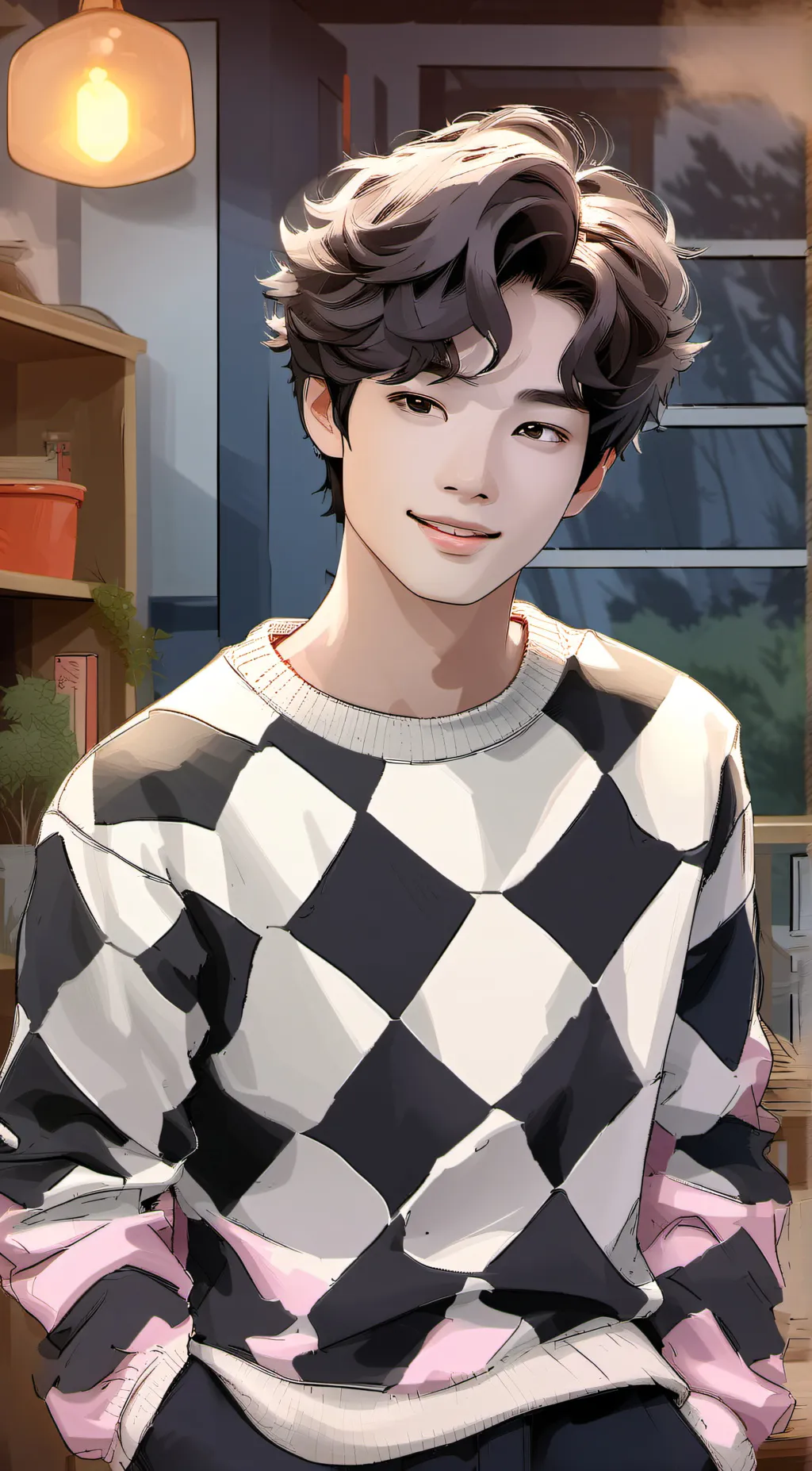 ai character: Evan background