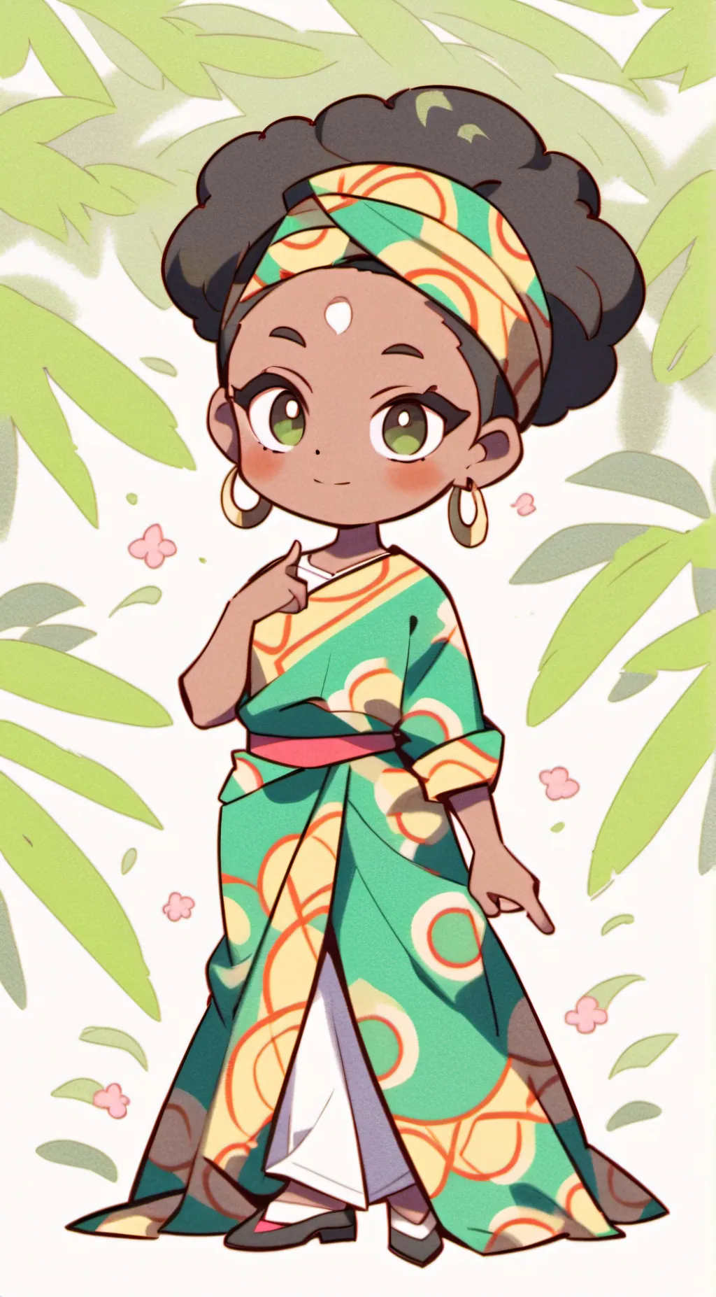 ai character: grace background