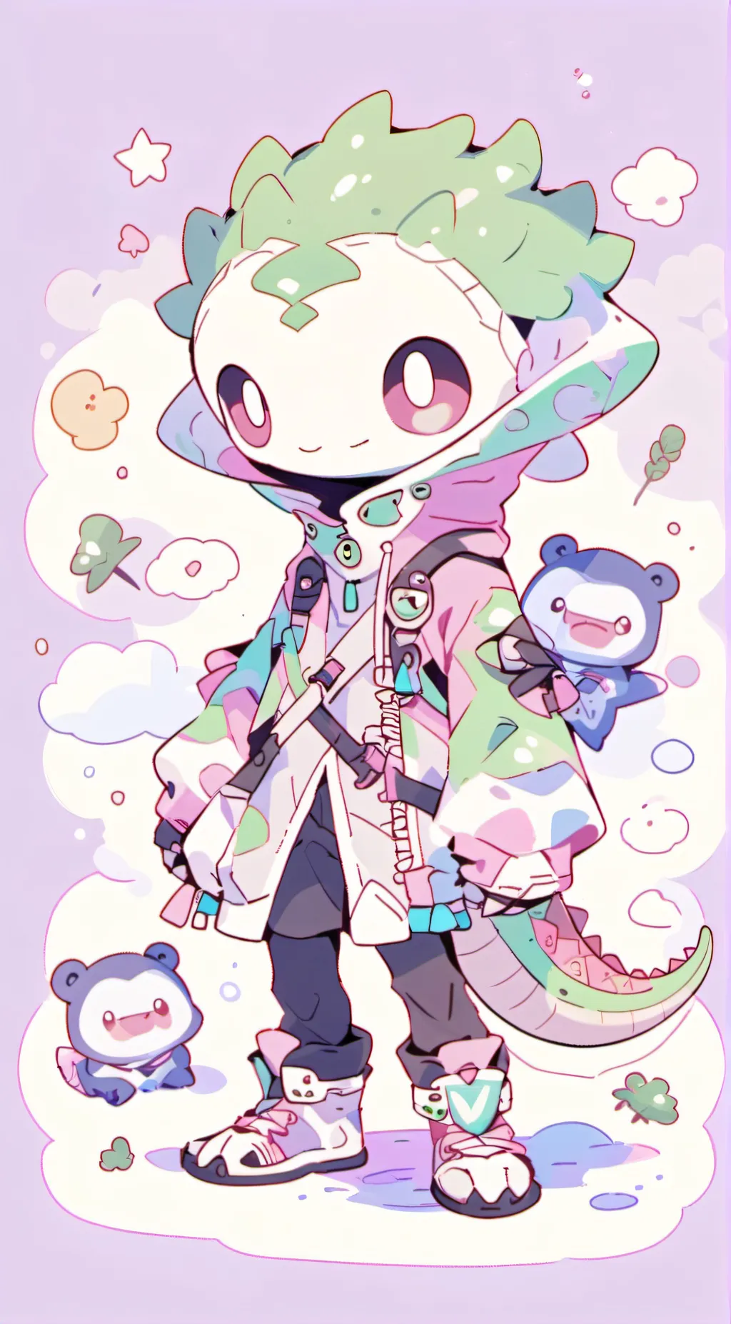 ai character: Older Zippy background