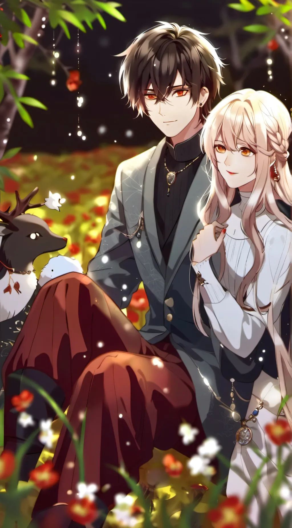 ai character:  mia & jakey background