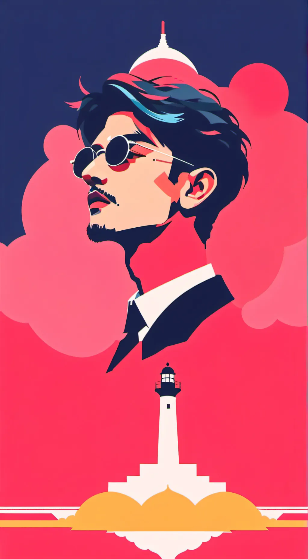 ai character: Indian Man background