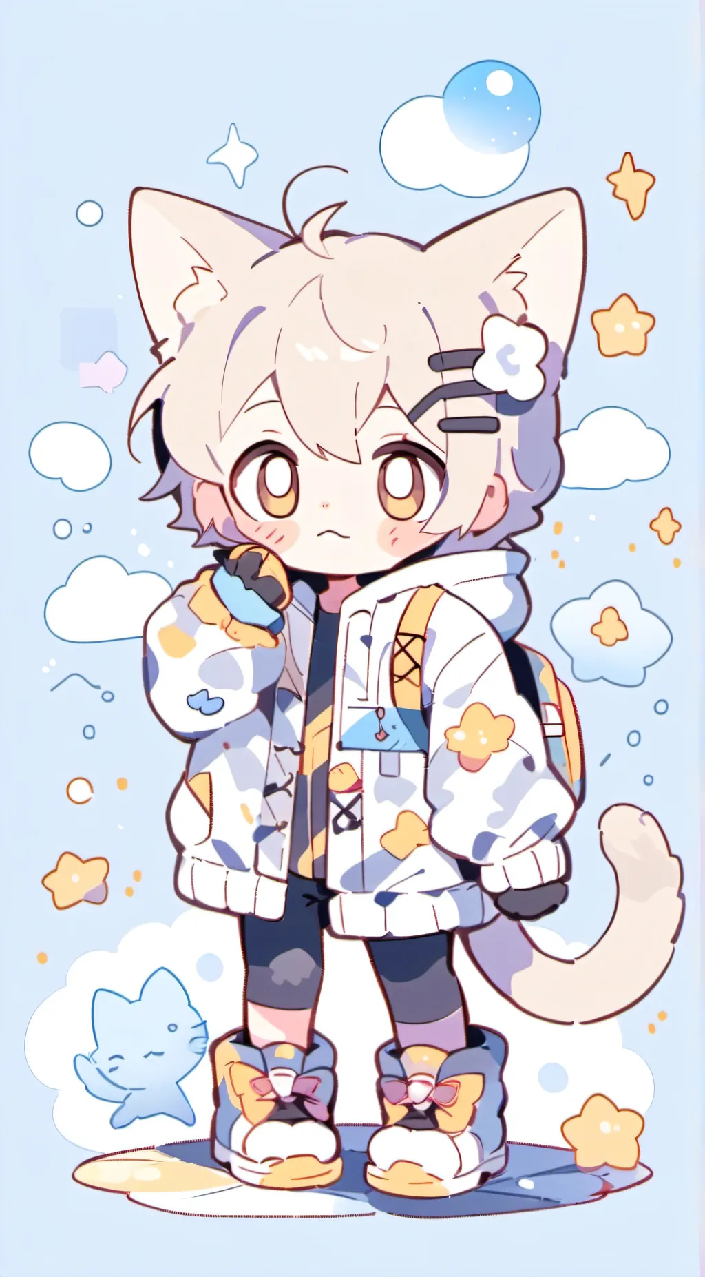 ai character: bubbles  background